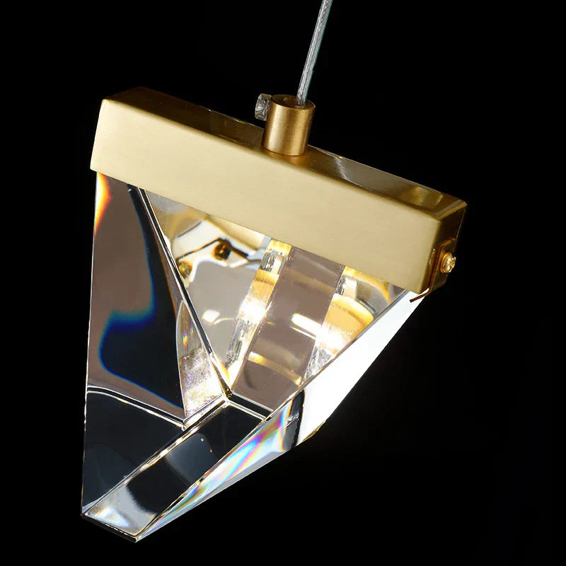 Amelia - Postmodern Light Luxury Brass Crystal Bedroom Warm Bedside Wall Lamp Creative Led Living Room Background Wall Decorative Lamp