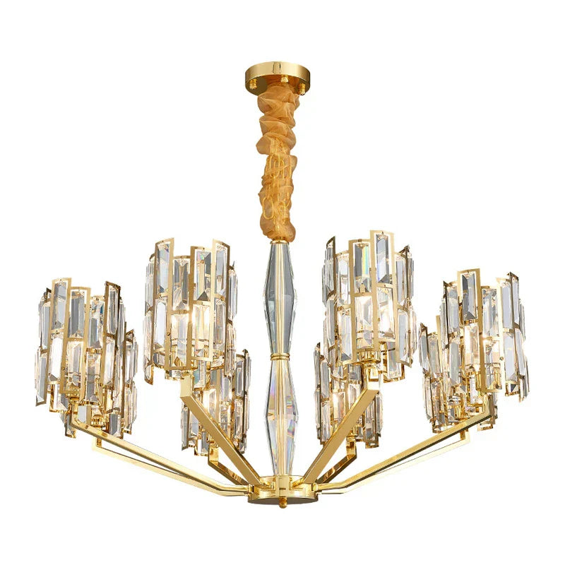 Stainless Steel Living Room Dining Room Chandelier - Designer Post-Modern Elegance for Villas and Duplex Buildings