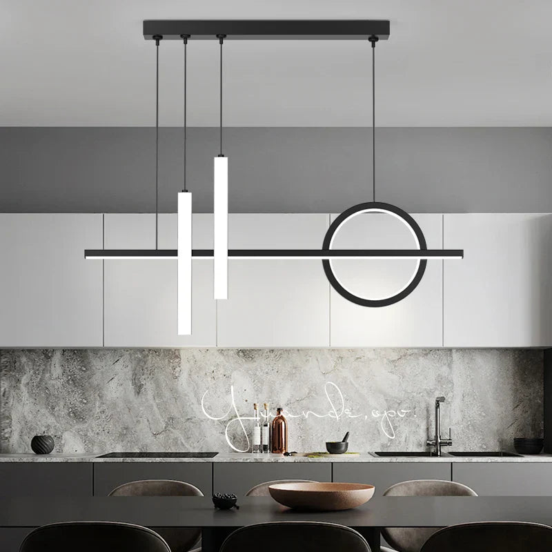 Contemporary LED Pendant Lights - Ideal for Dining Tables, Kitchens, Bedrooms, Living Rooms, and More