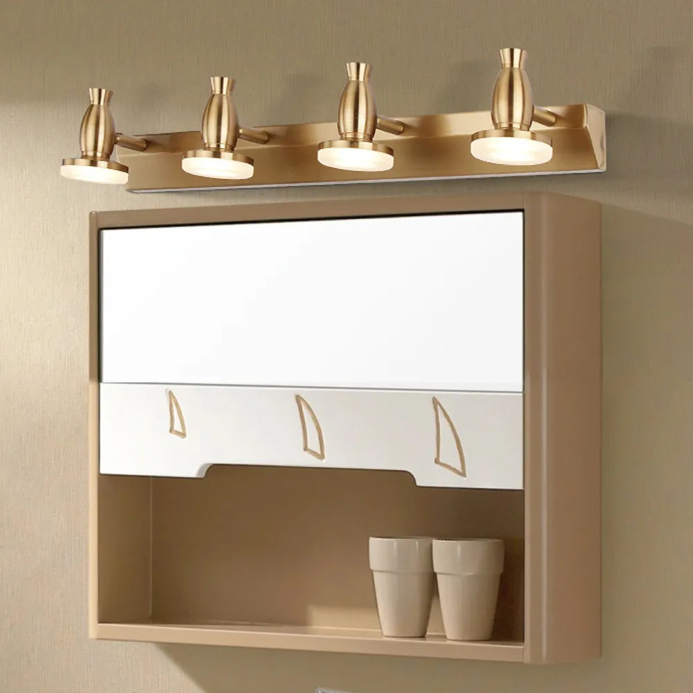 Brass Mirror Lamp - Stylish Wall Light for Bathroom Cabinet, Vanity, and More