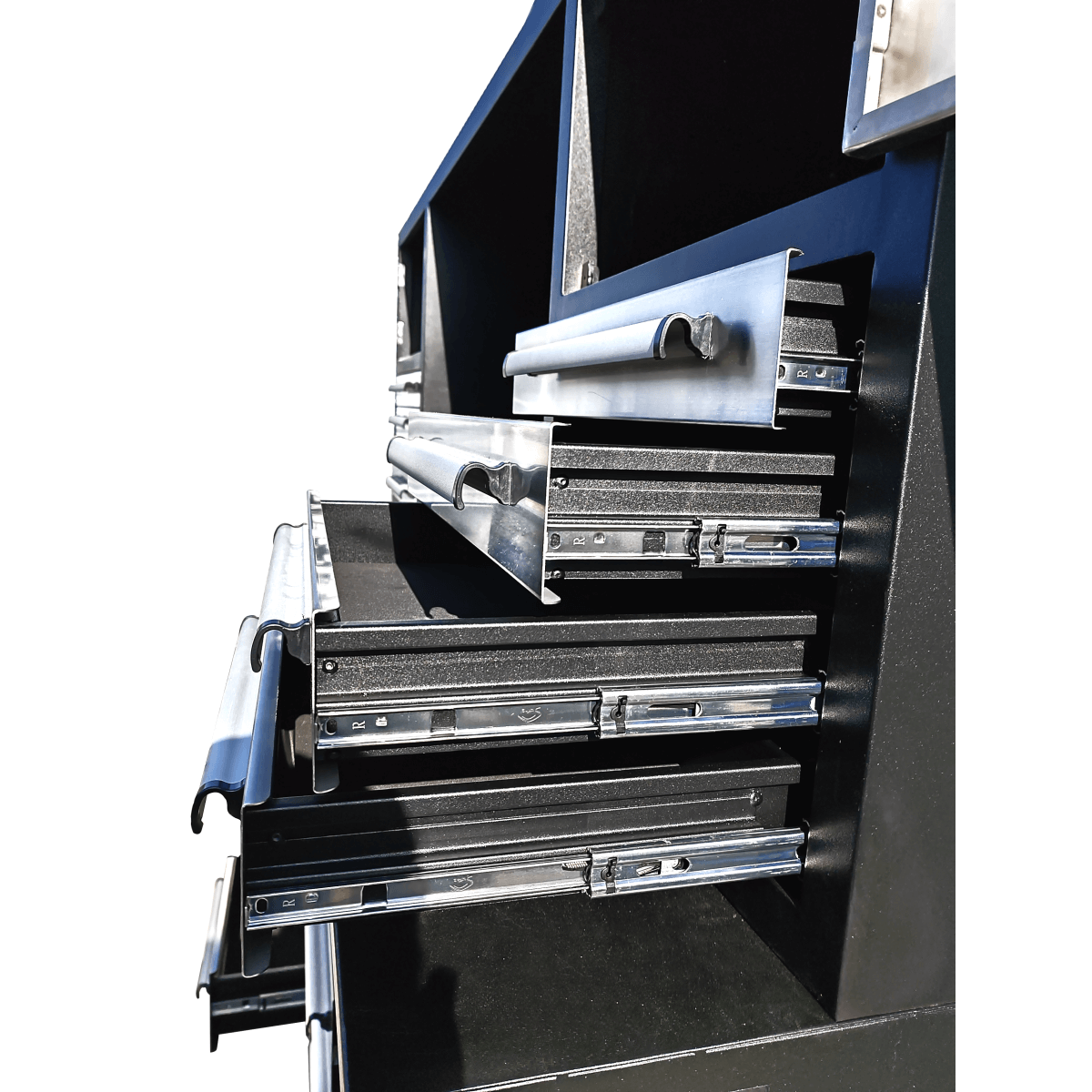 7 ft Garage Workbench Cabinet (18 Drawers & 4 Cabinets & Pegboard)