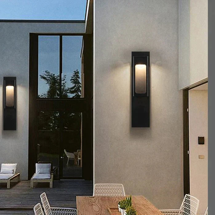 Charlotte's IP67 Waterproof Outdoor LED Wall Light with Motion Sensor - Stylish Garden and Porch Sconce