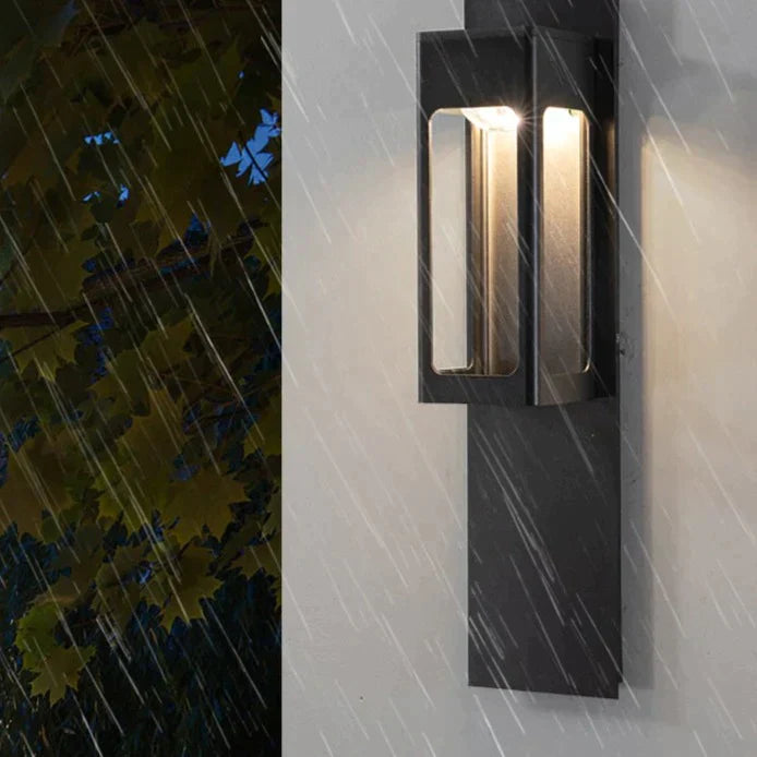 Charlotte's IP67 Waterproof Outdoor LED Wall Light with Motion Sensor - Stylish Garden and Porch Sconce