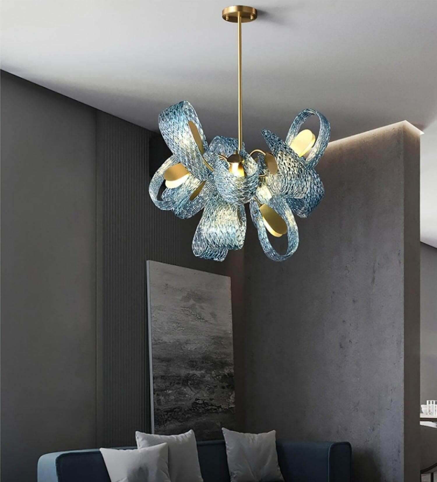 Petal Glass Chandelier