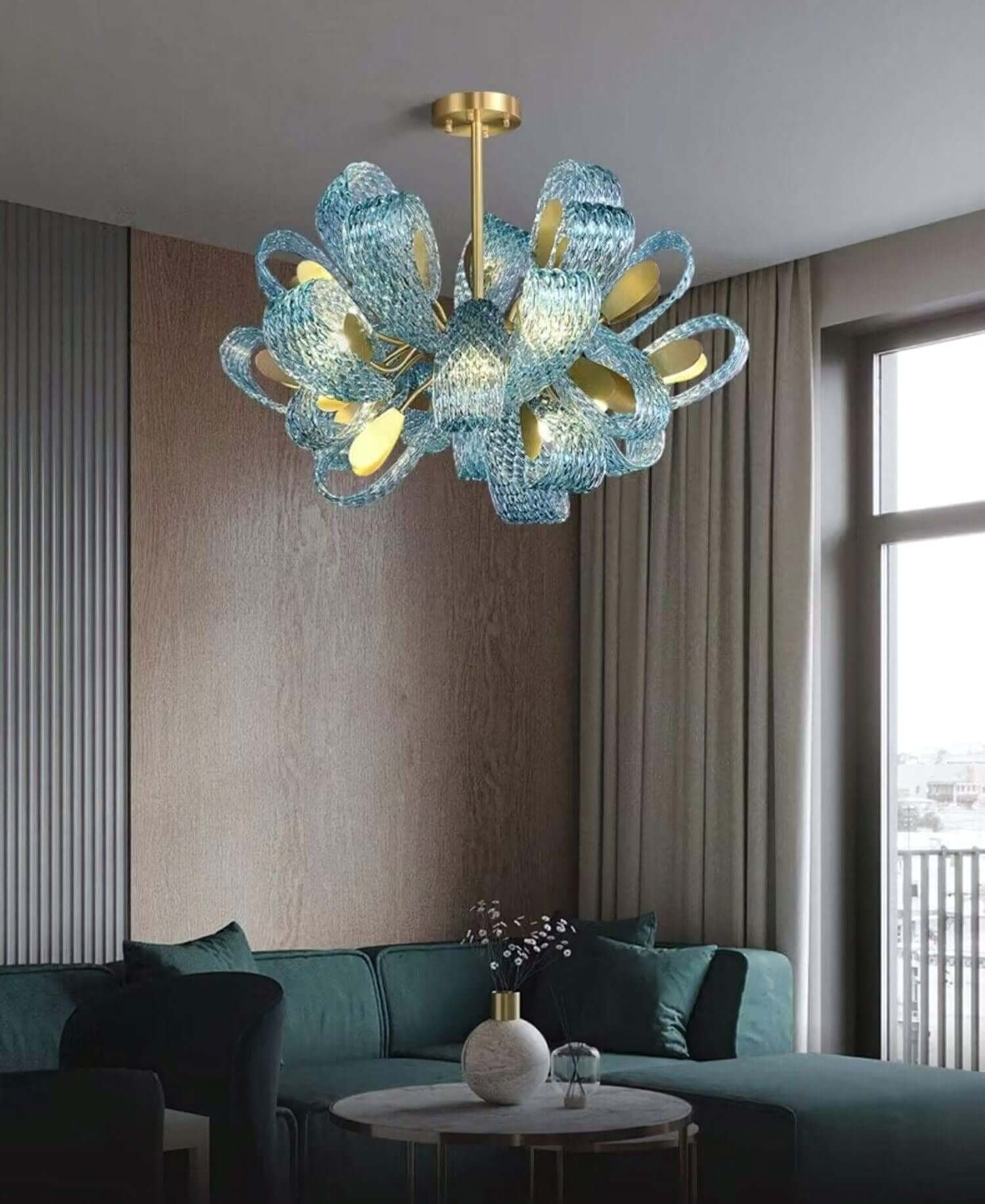 Petal Glass Chandelier