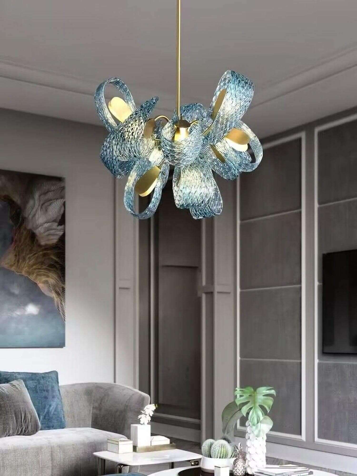 Petal Glass Chandelier