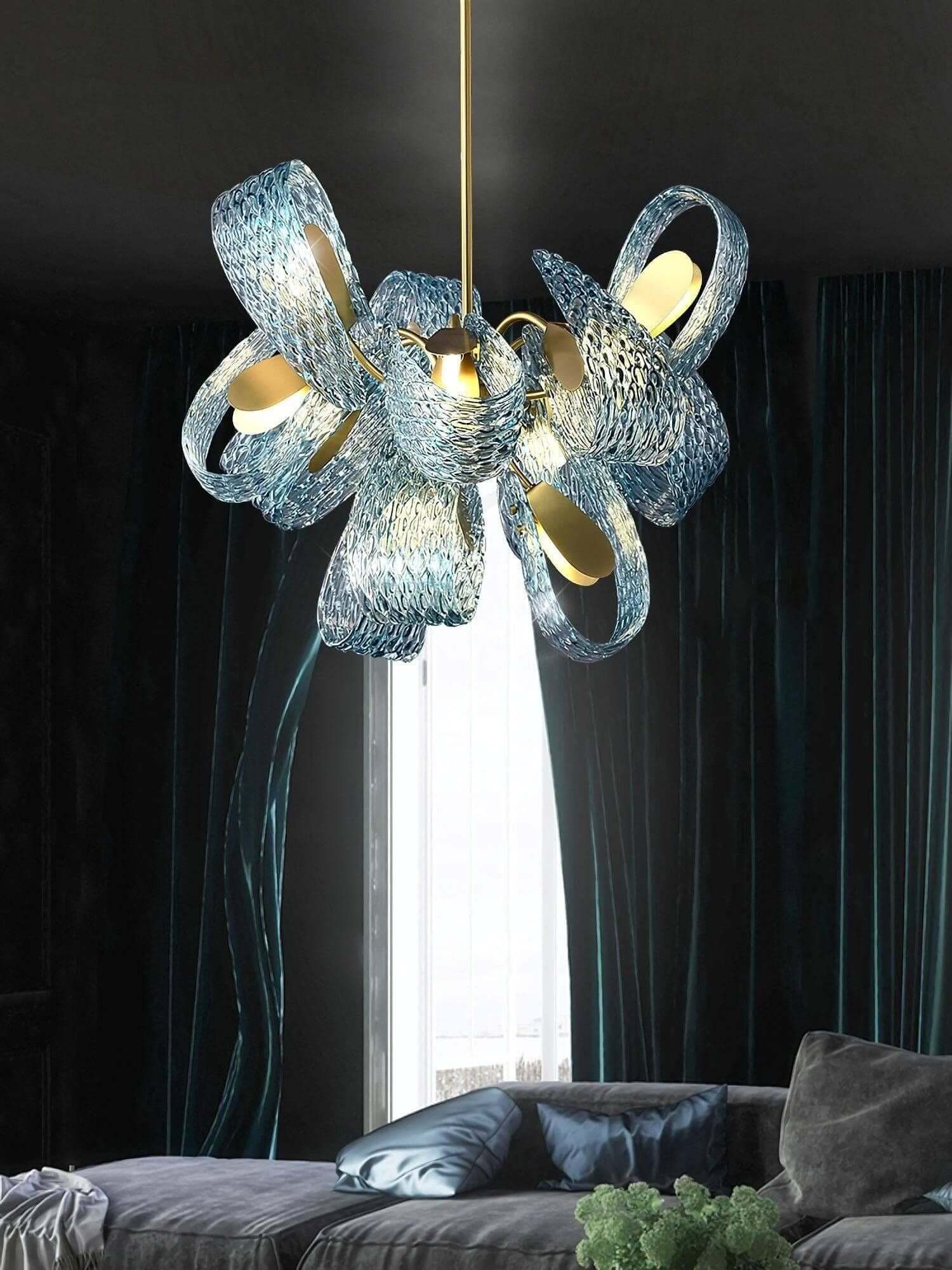 Petal Glass Chandelier