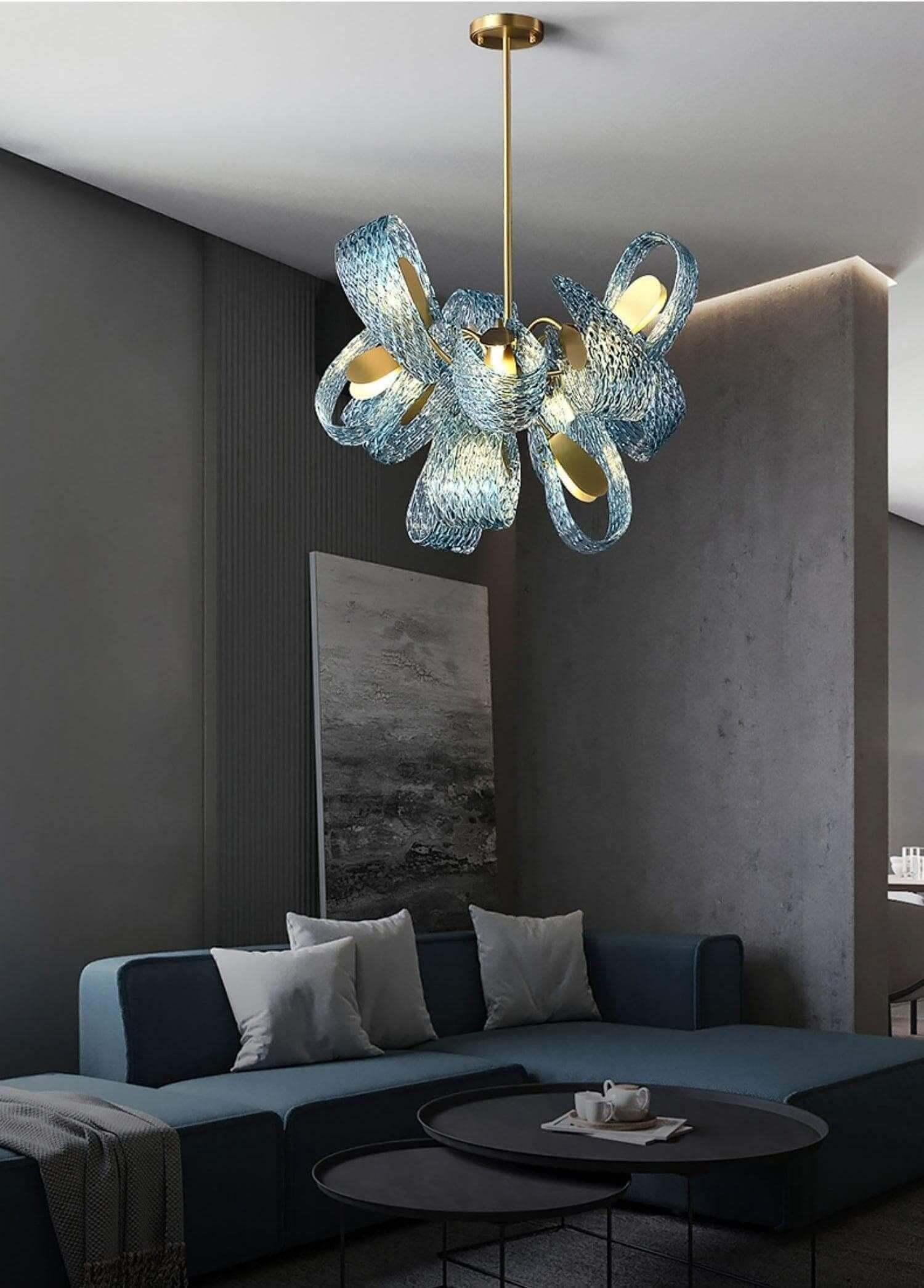 Petal Glass Chandelier