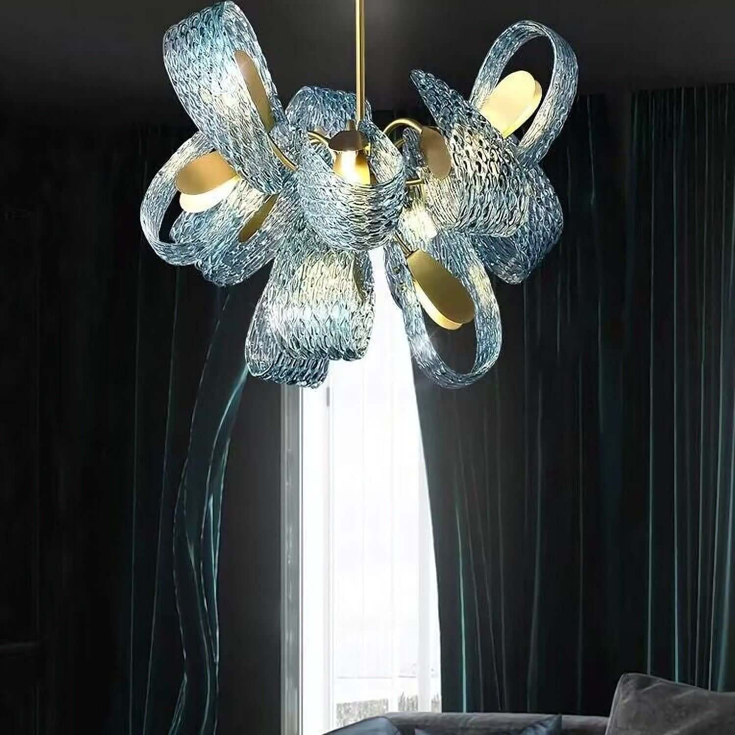 Petal Glass Chandelier