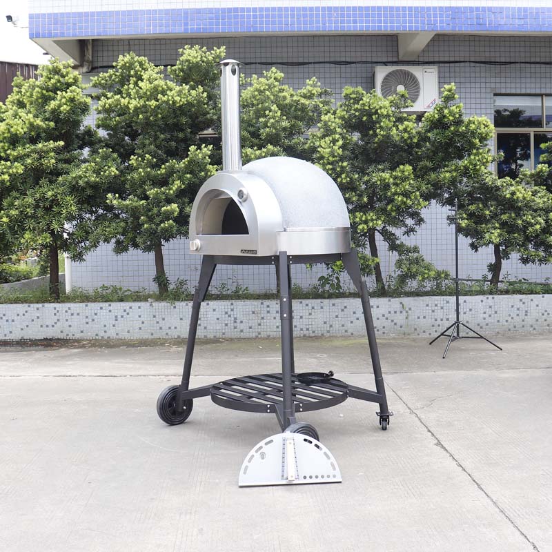 Fiamo Mobile Version 800mm Diameters Gas Clay Pizza Oven