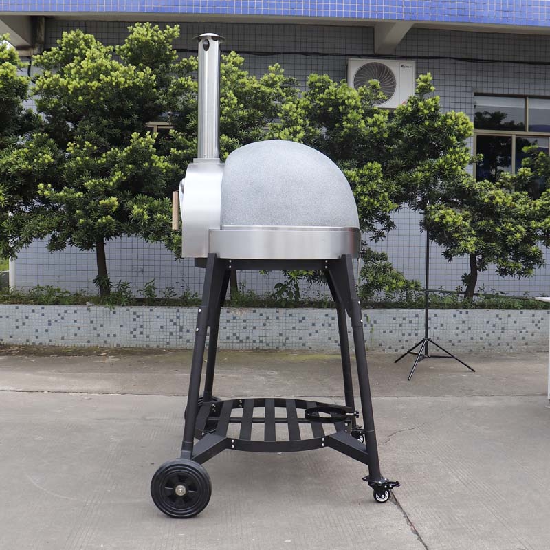 Fiamo Mobile Version 800mm Diameters Gas Clay Pizza Oven