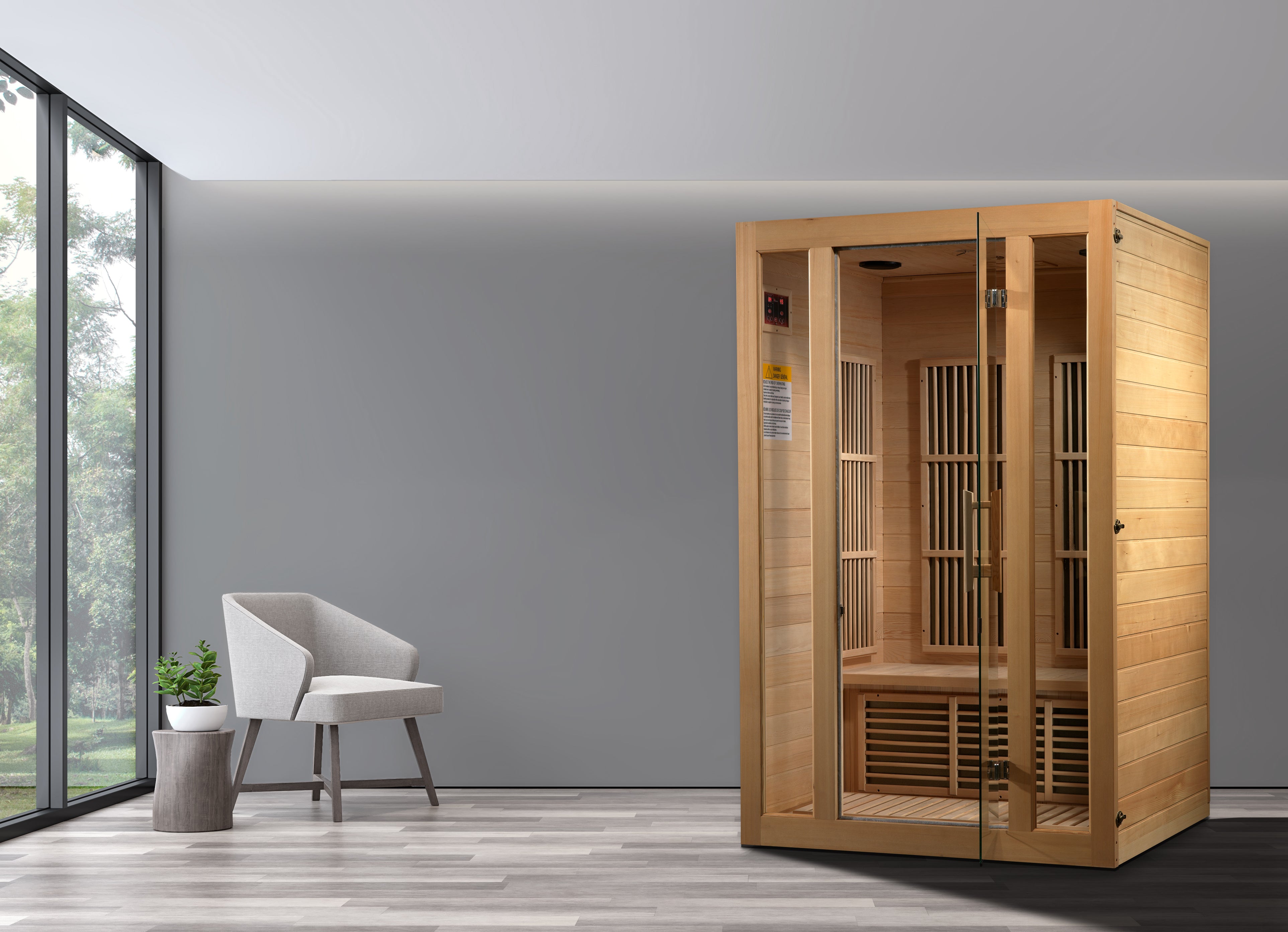 Maxxus Seattle 2 Person Low EMF Infrared Sauna (MX-J206-01)