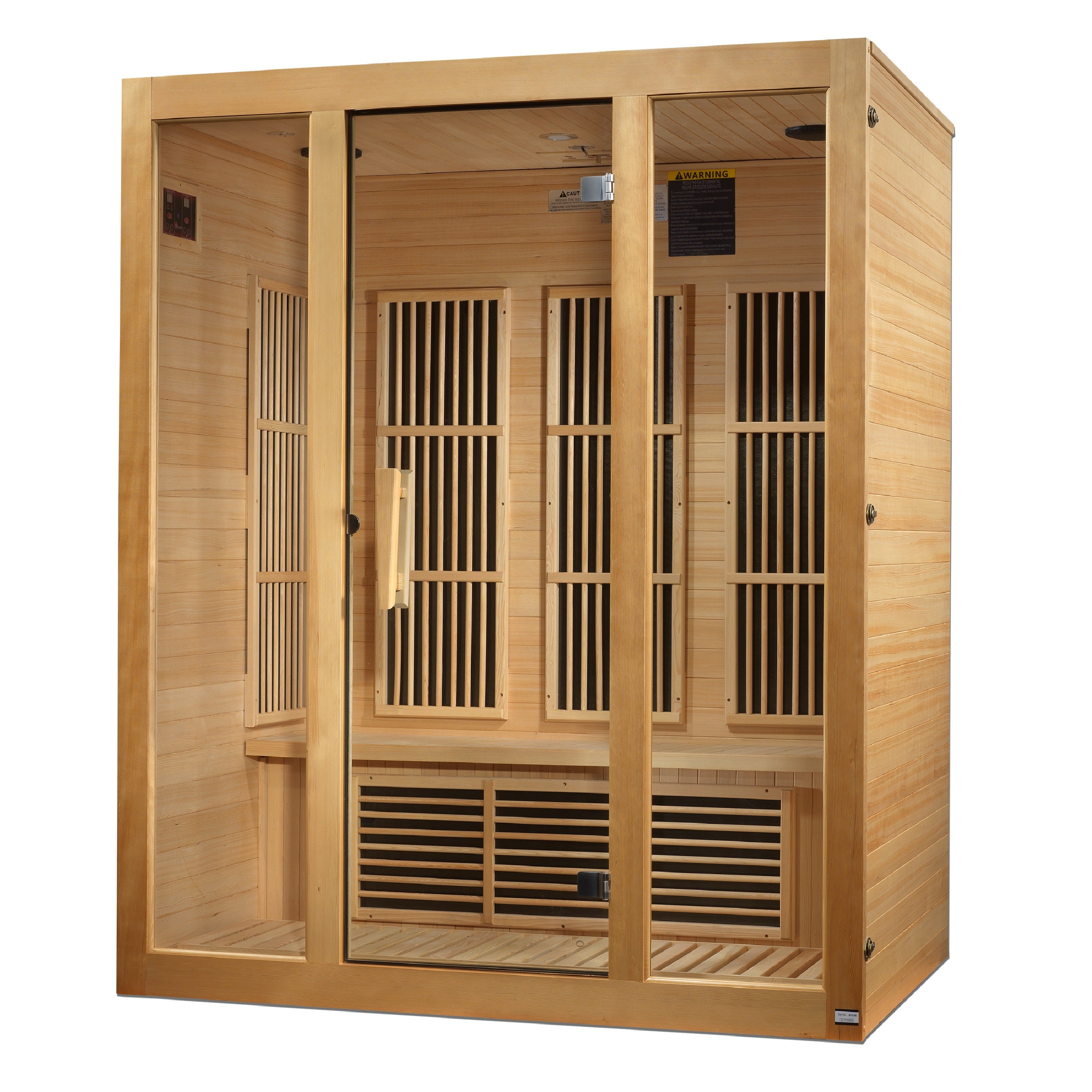 Maxxus Bellevue 3 Person Low EMF Infrared Sauna (MX-J306-01)
