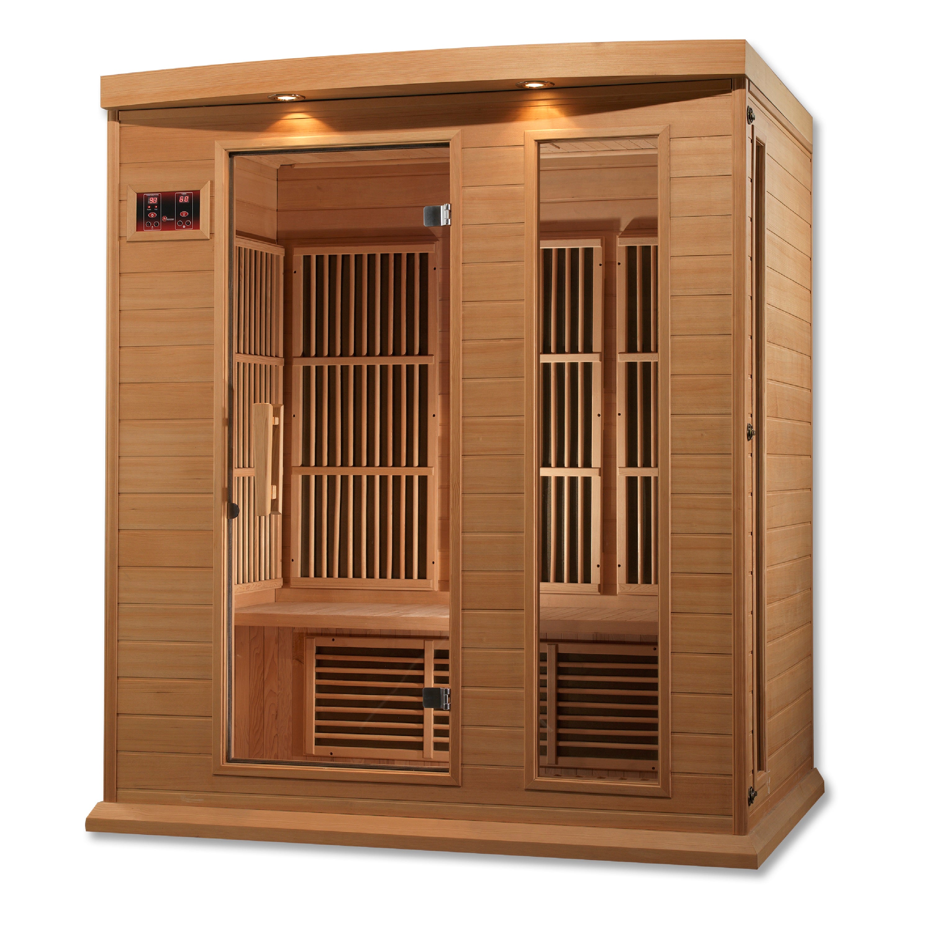 Maxxus 3 Person Low EMF Infrared Sauna (MX-K306-01B100)