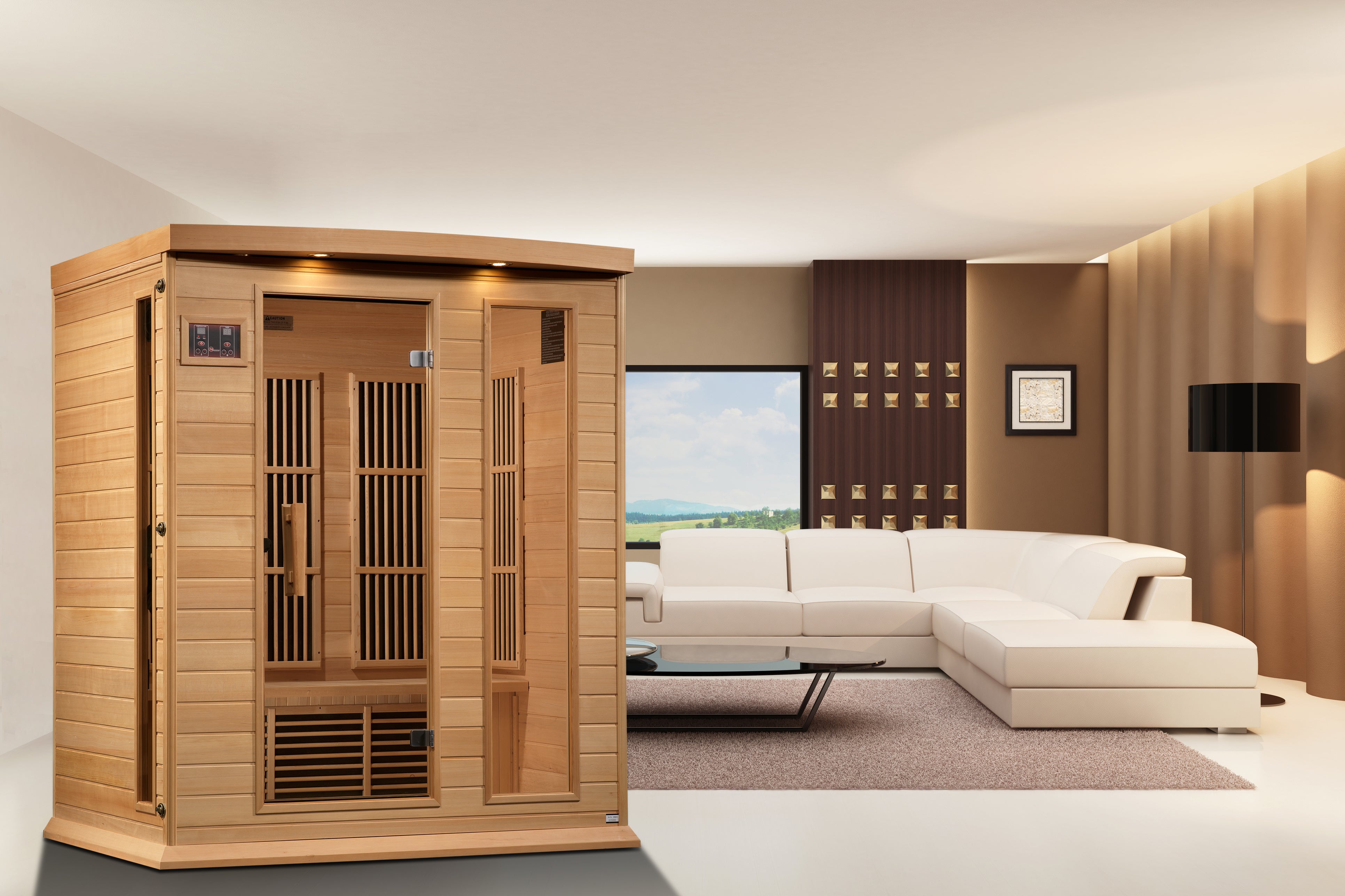 Maxxus 3 Person Low EMF Infrared Sauna (MX-K306-01B100)