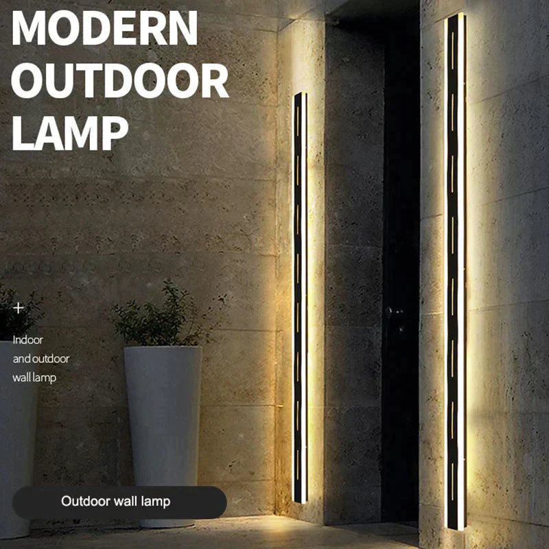 Eva's Waterproof Aluminum LED Outdoor Wall Lamp - Remote Controlled Garden Porch Sconce