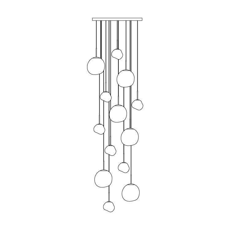 Lava Combination Pendant Light