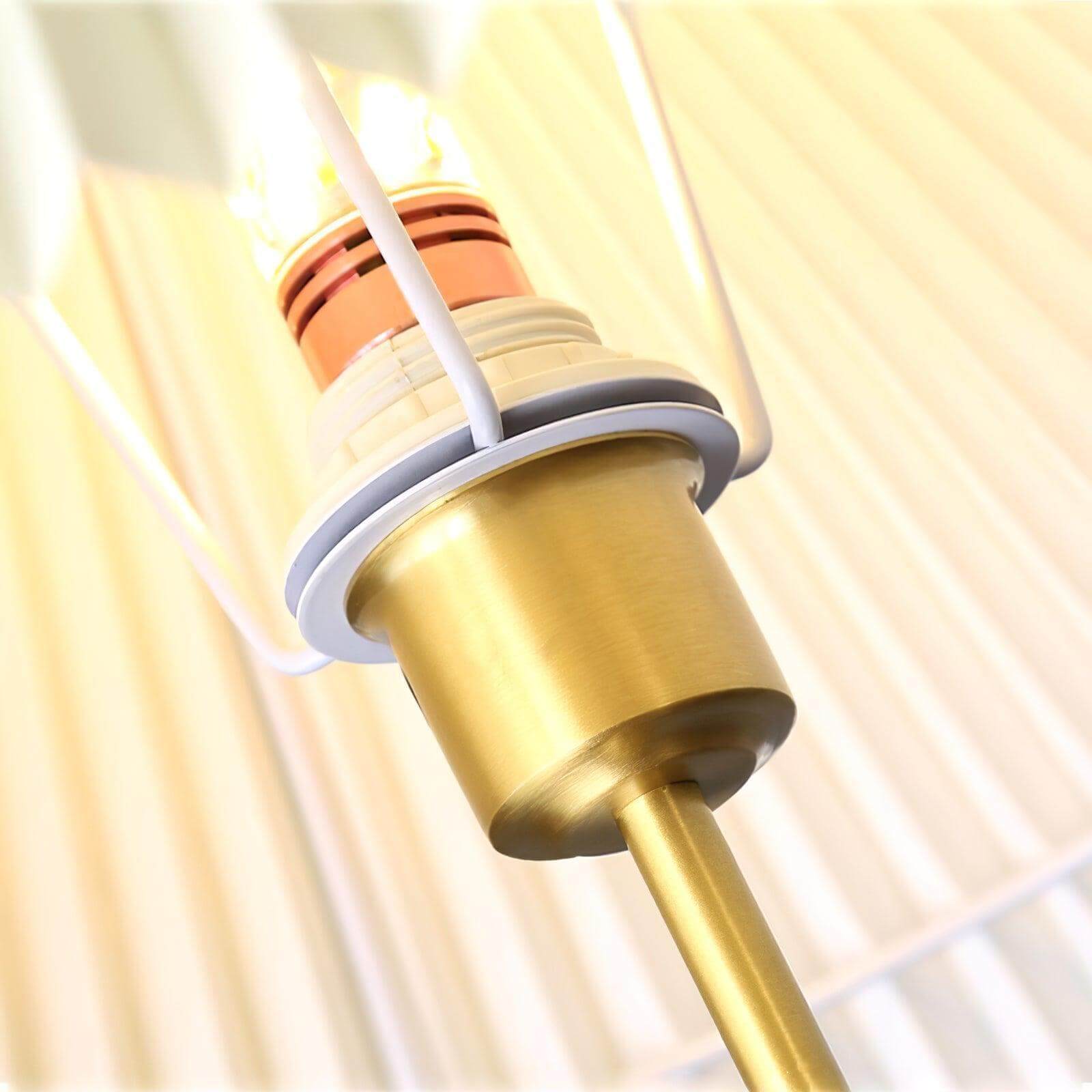 Mid Century Pleated Floor Lamp
