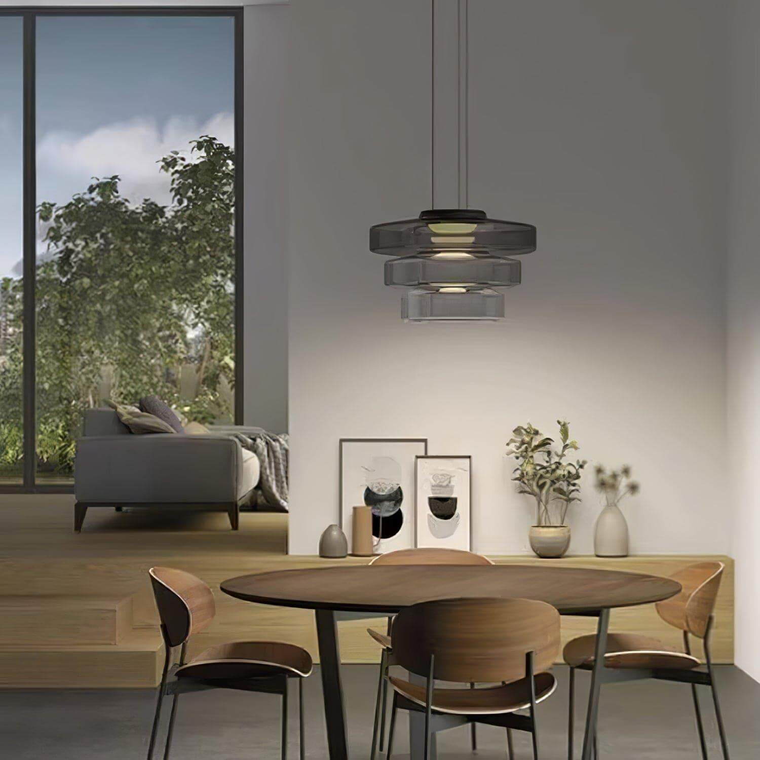 Levels Glass Pendant Light
