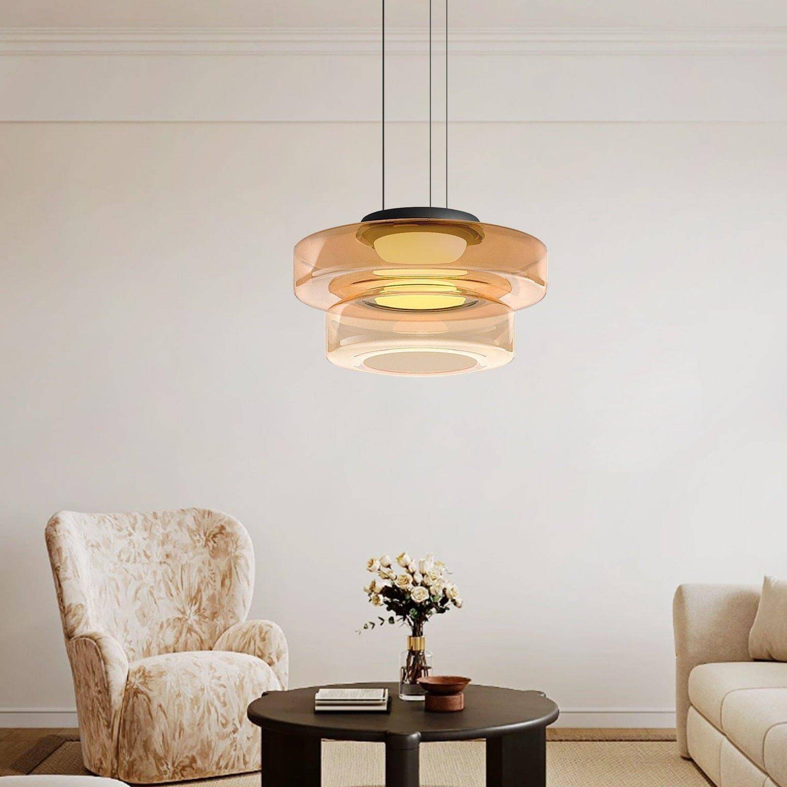 Levels Glass Pendant Light