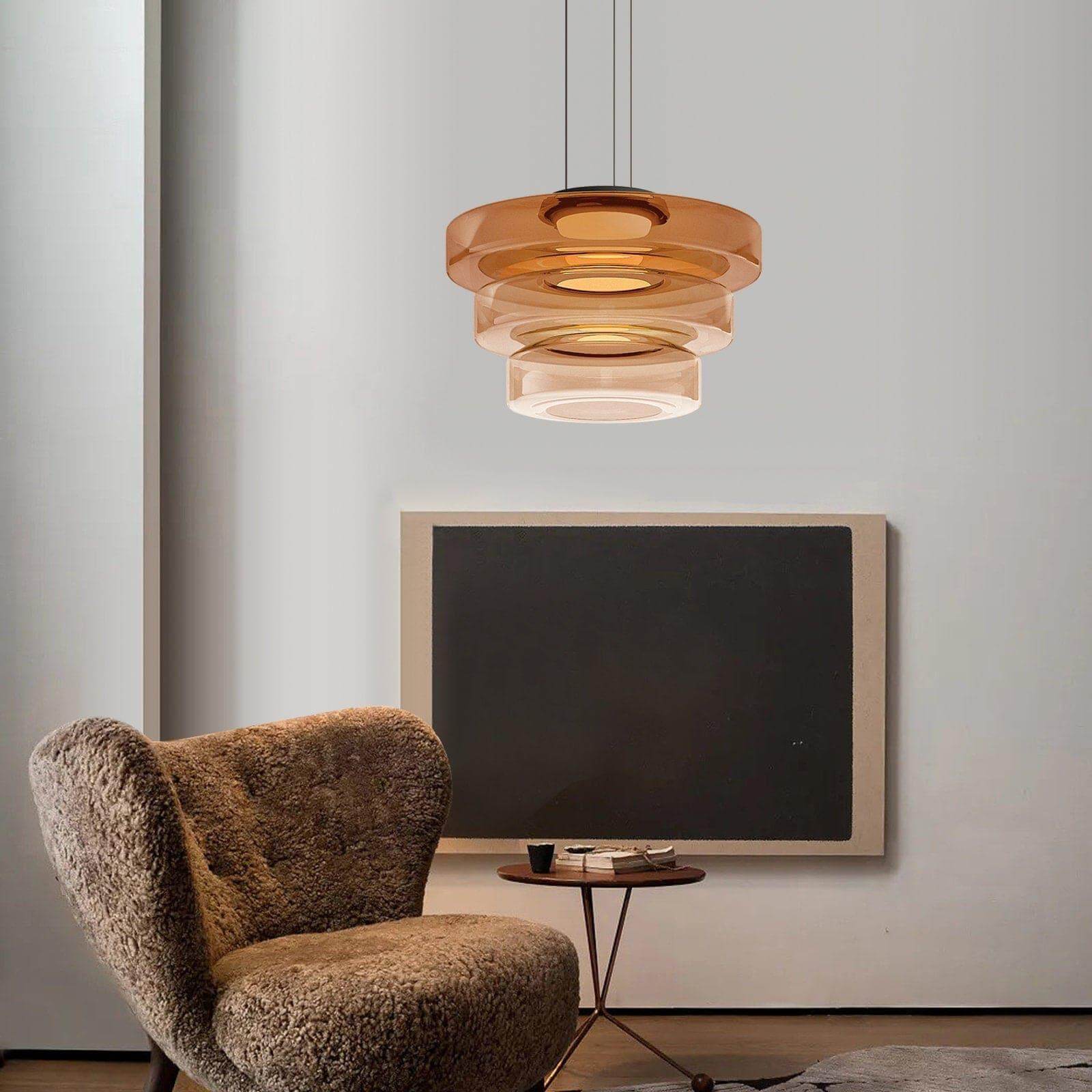 Levels Glass Pendant Light