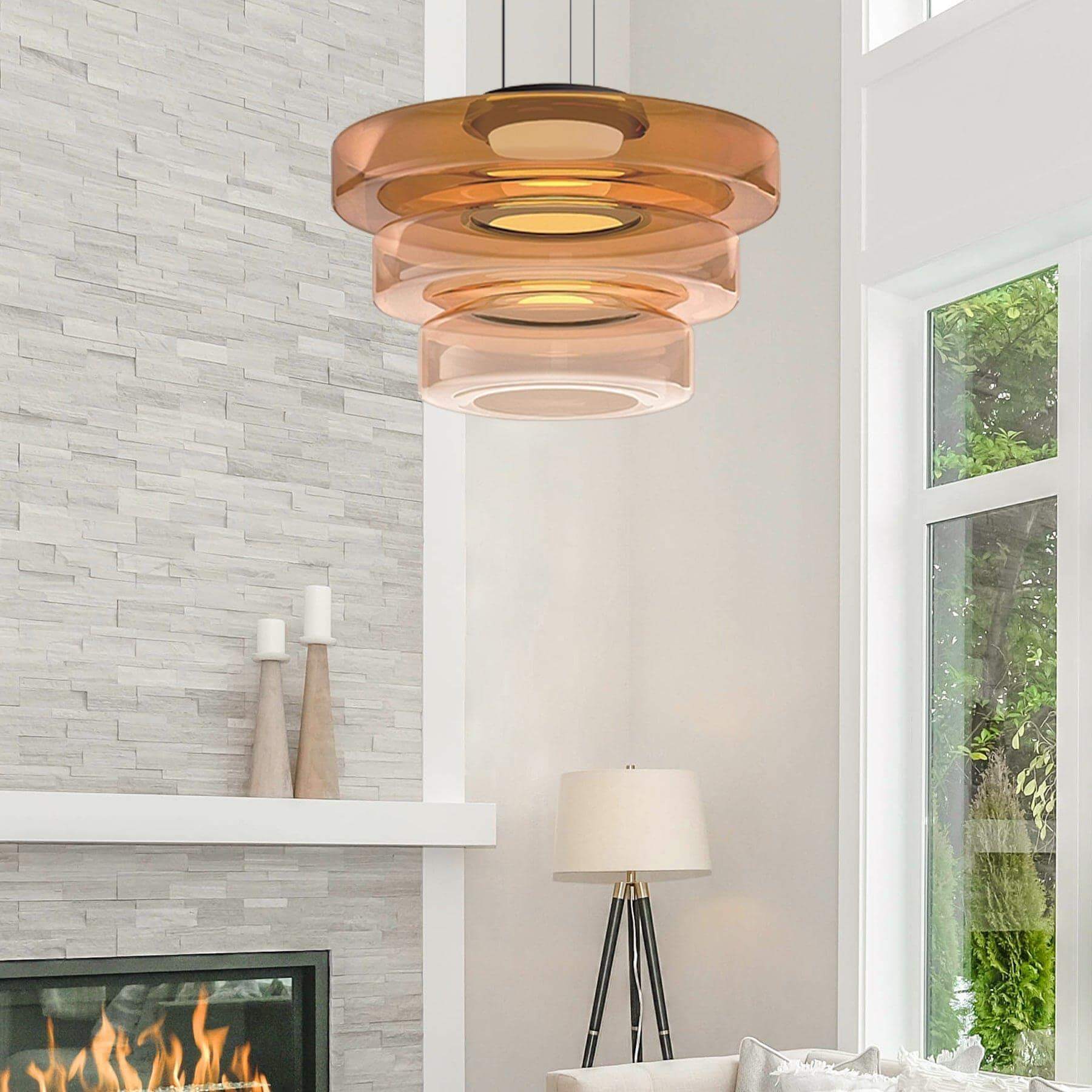 Levels Glass Pendant Light