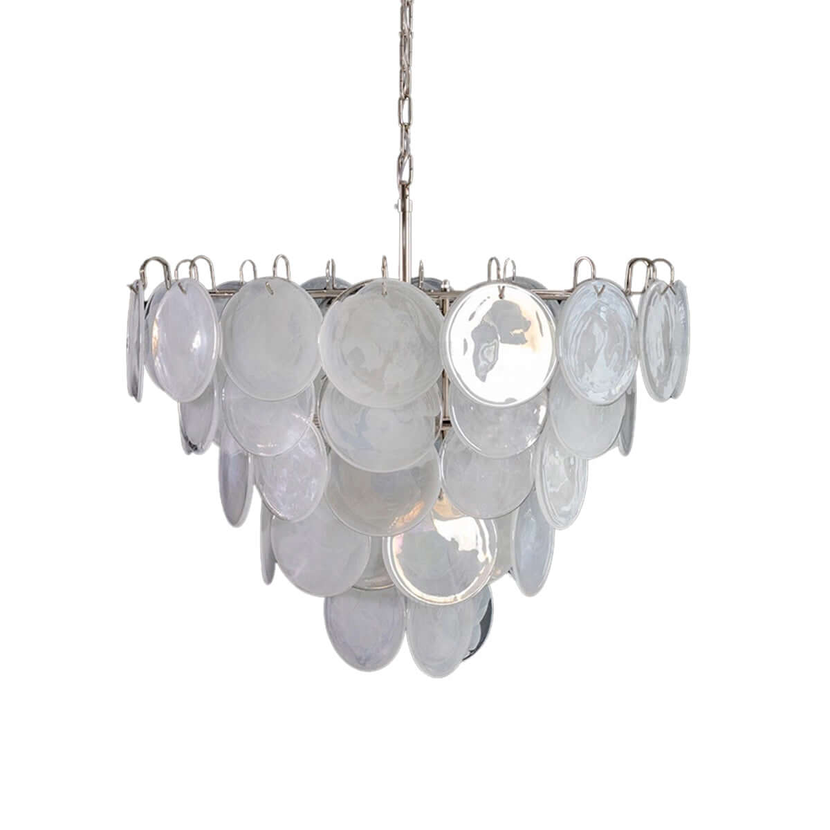 Murano Disk Chandelier 27"