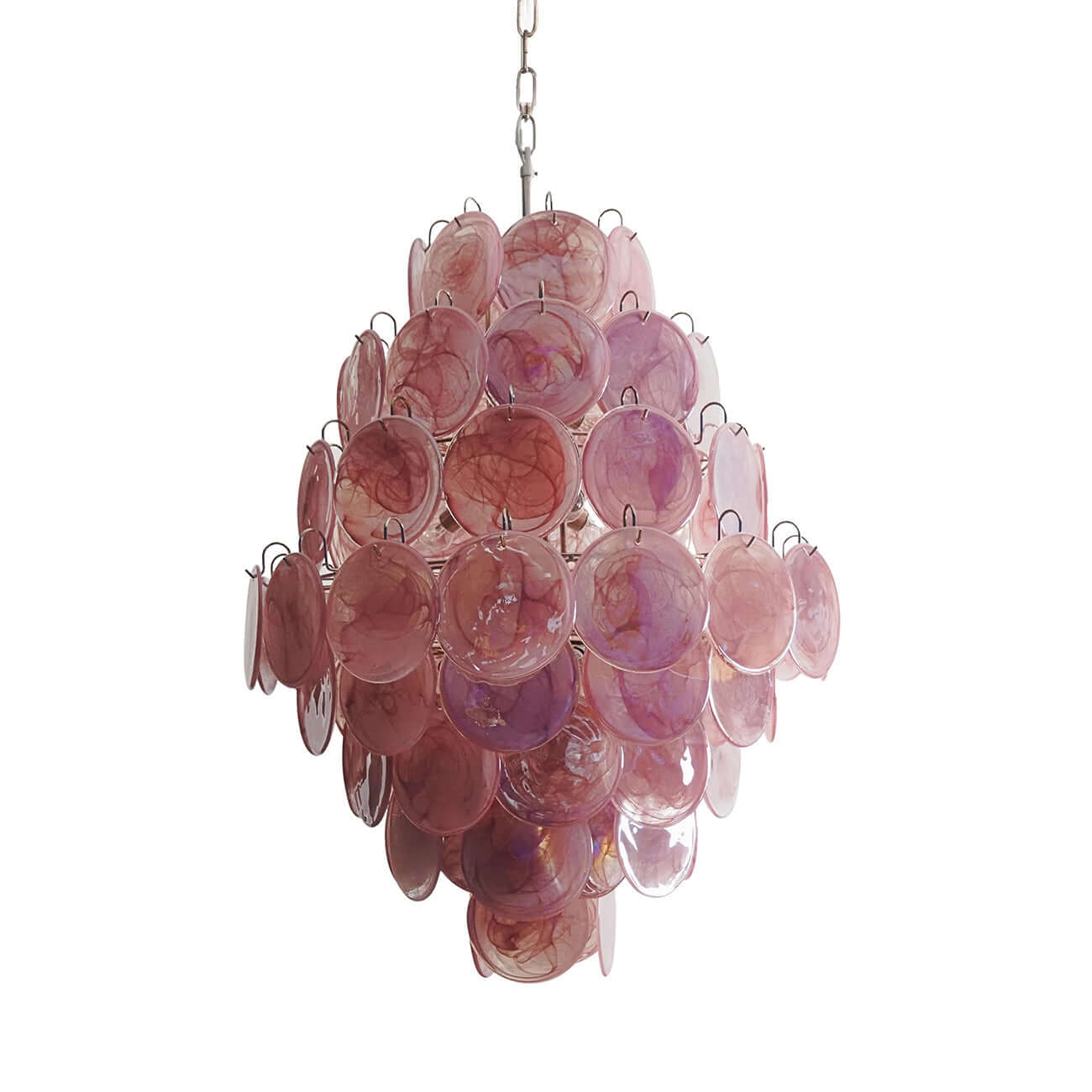 Murano Disk Chandelier 30"