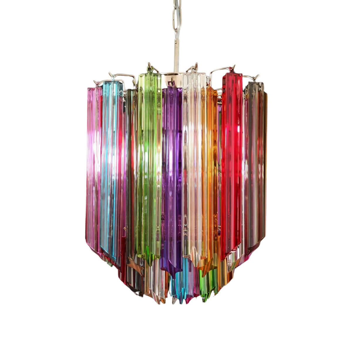 Murano Prisms Chandelier 12"