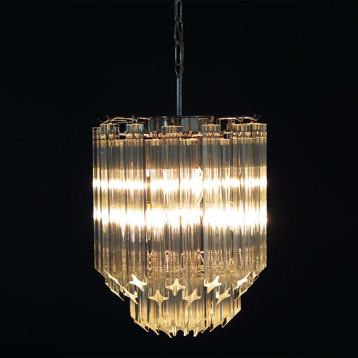 Murano Prisms Chandelier 12"