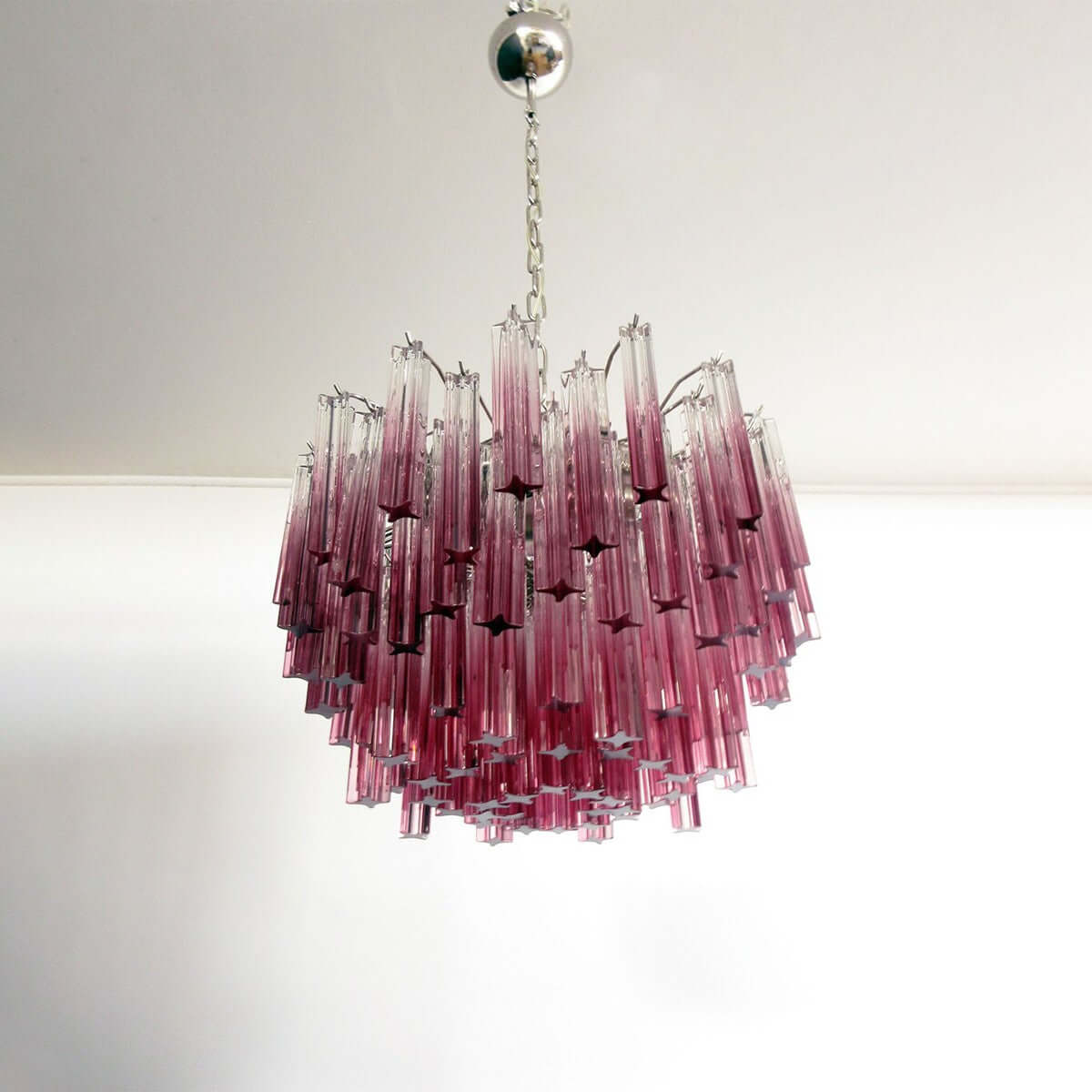 Murano Prisms Chandelier 18"