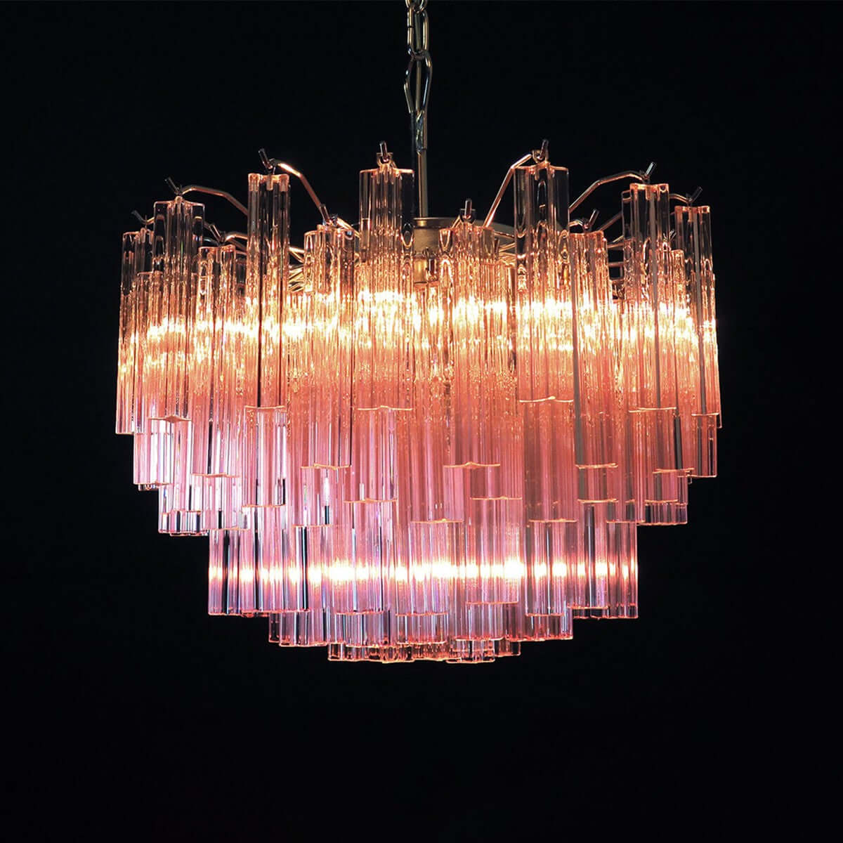 Murano Prisms Chandelier 18"