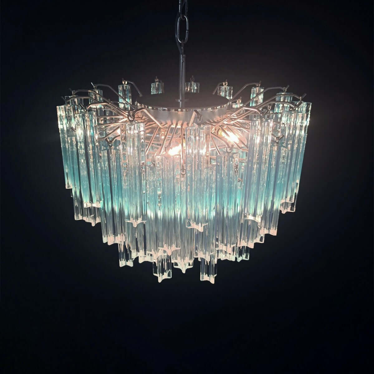 Murano Prisms Chandelier 18"