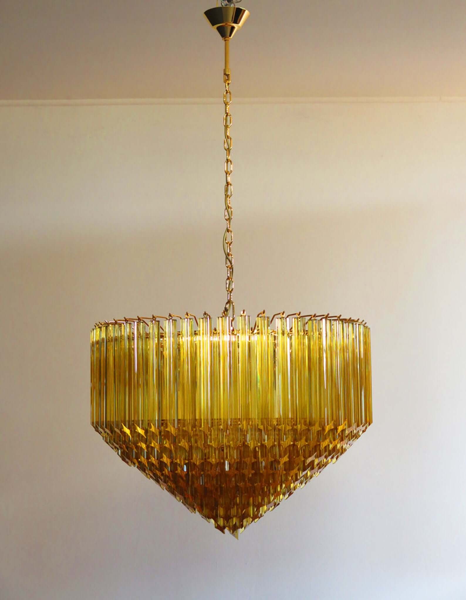 Murano Prisms Chandelier 30"