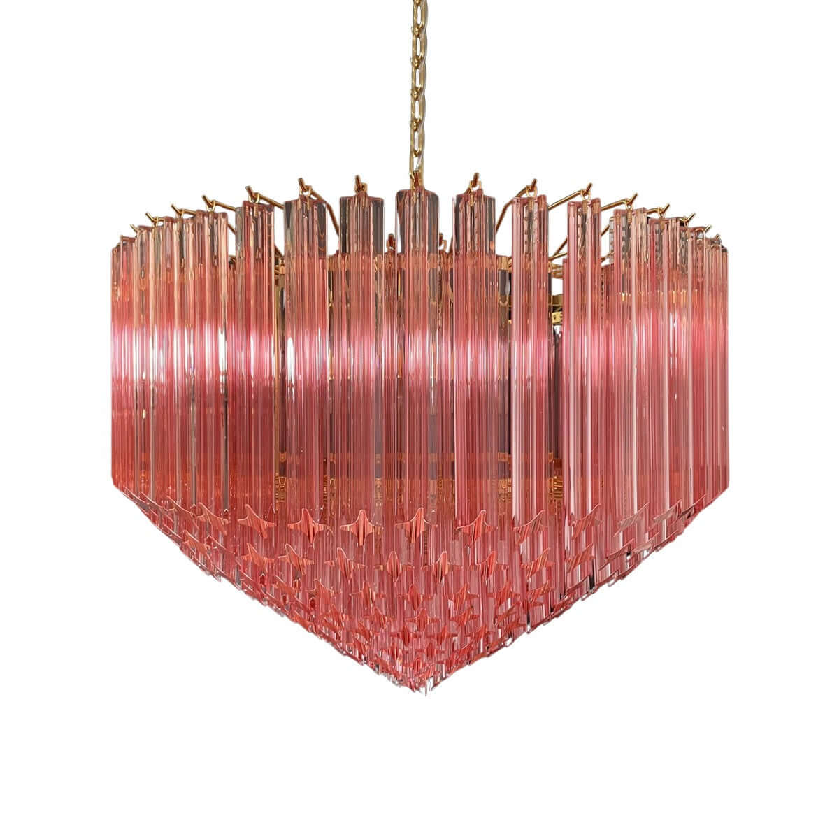 Murano Prisms Chandelier 30"