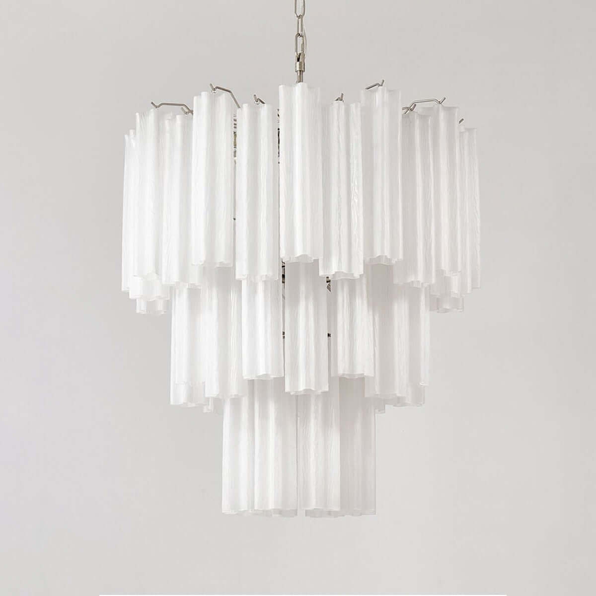 Murano Tubes Chandelier 26"