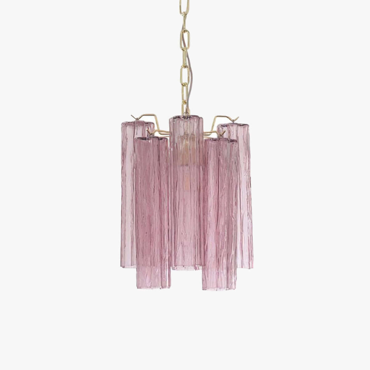 Murano Tubes Chandelier 11"