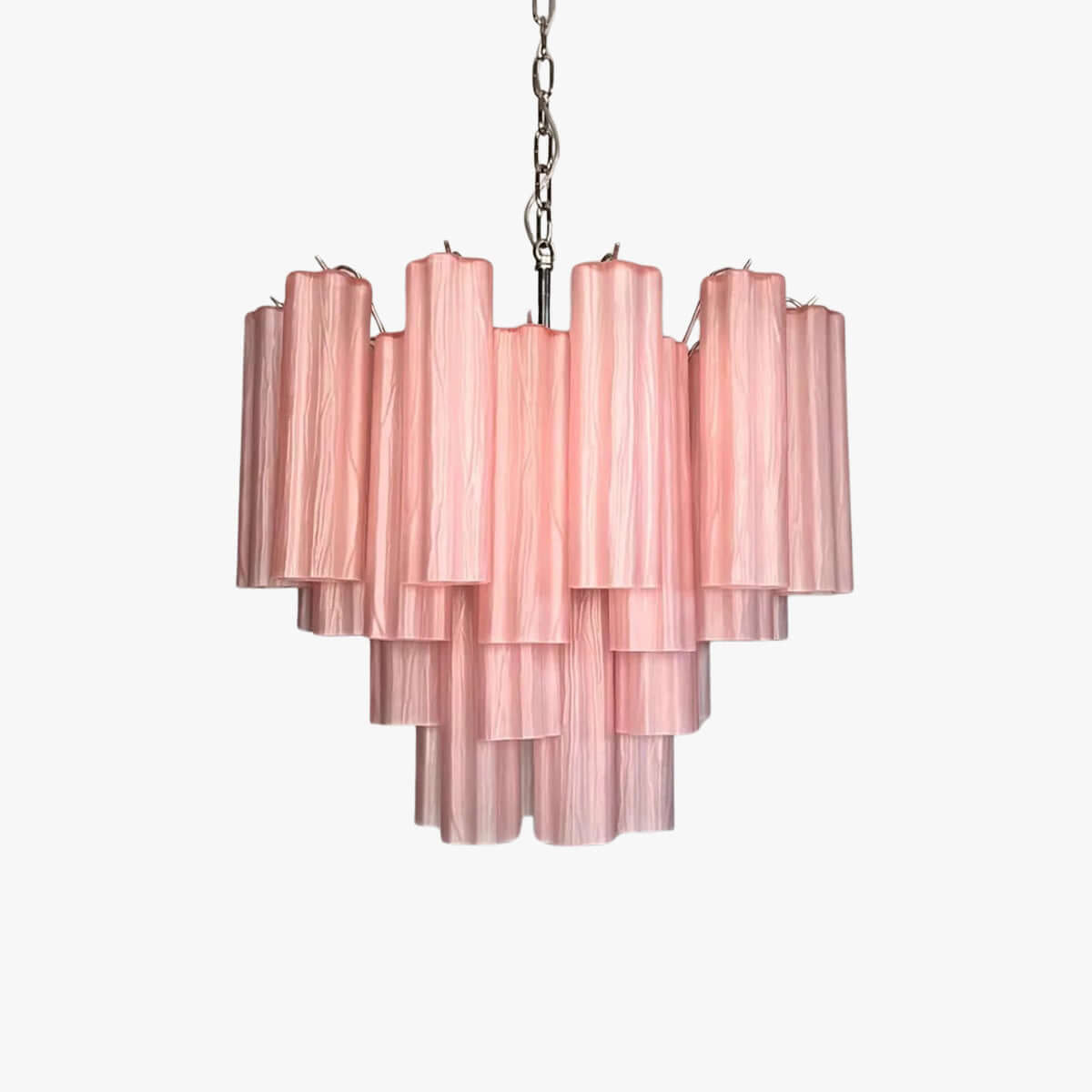 Murano Tubes Chandelier 20"