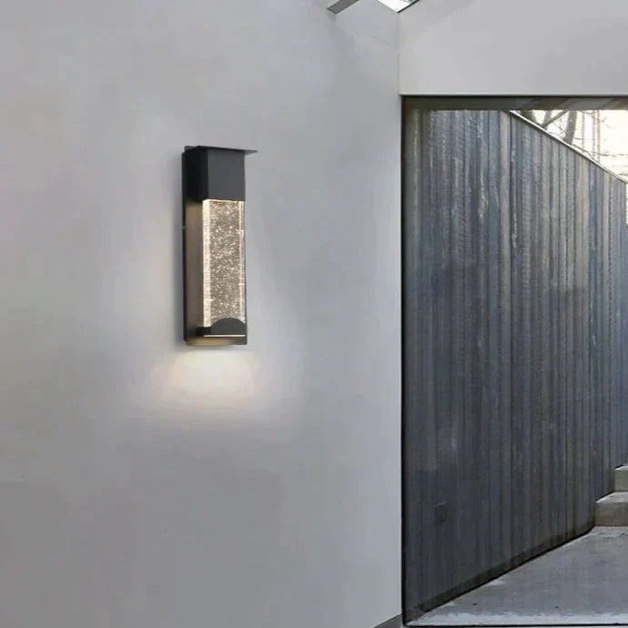 Diane's LED Wall Lighting with PIR Motion Sensor - Crystal Outdoor IP65 Waterproof Sconce for Balcony and Garden