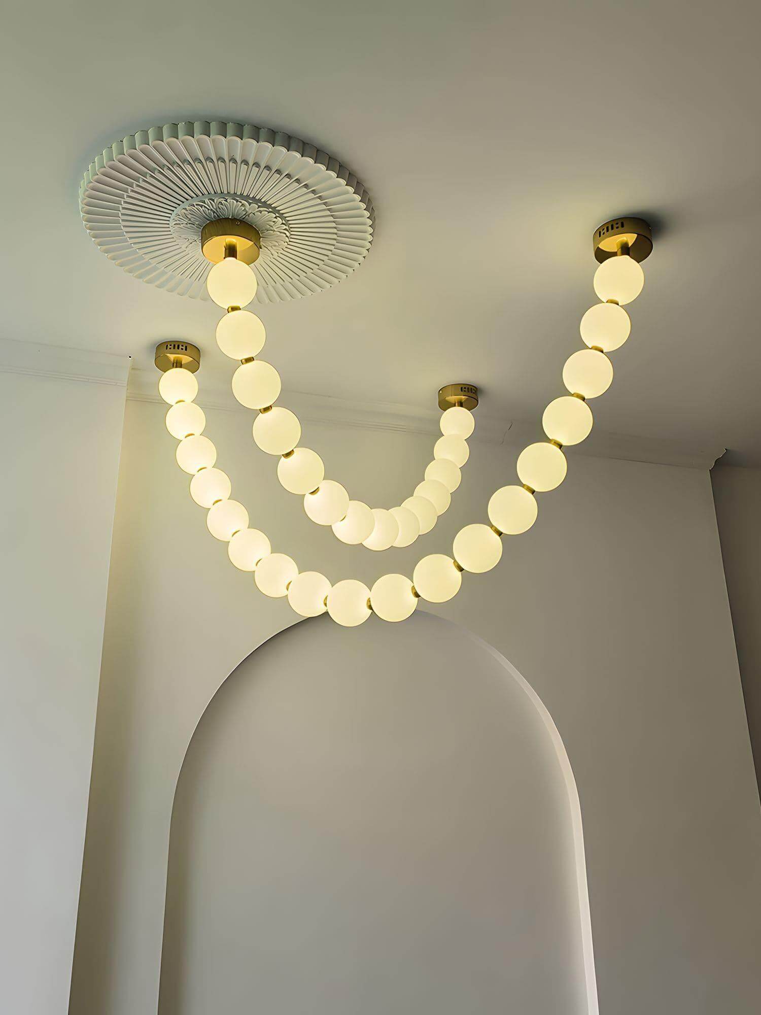Pearl Necklace Combination Chandelier