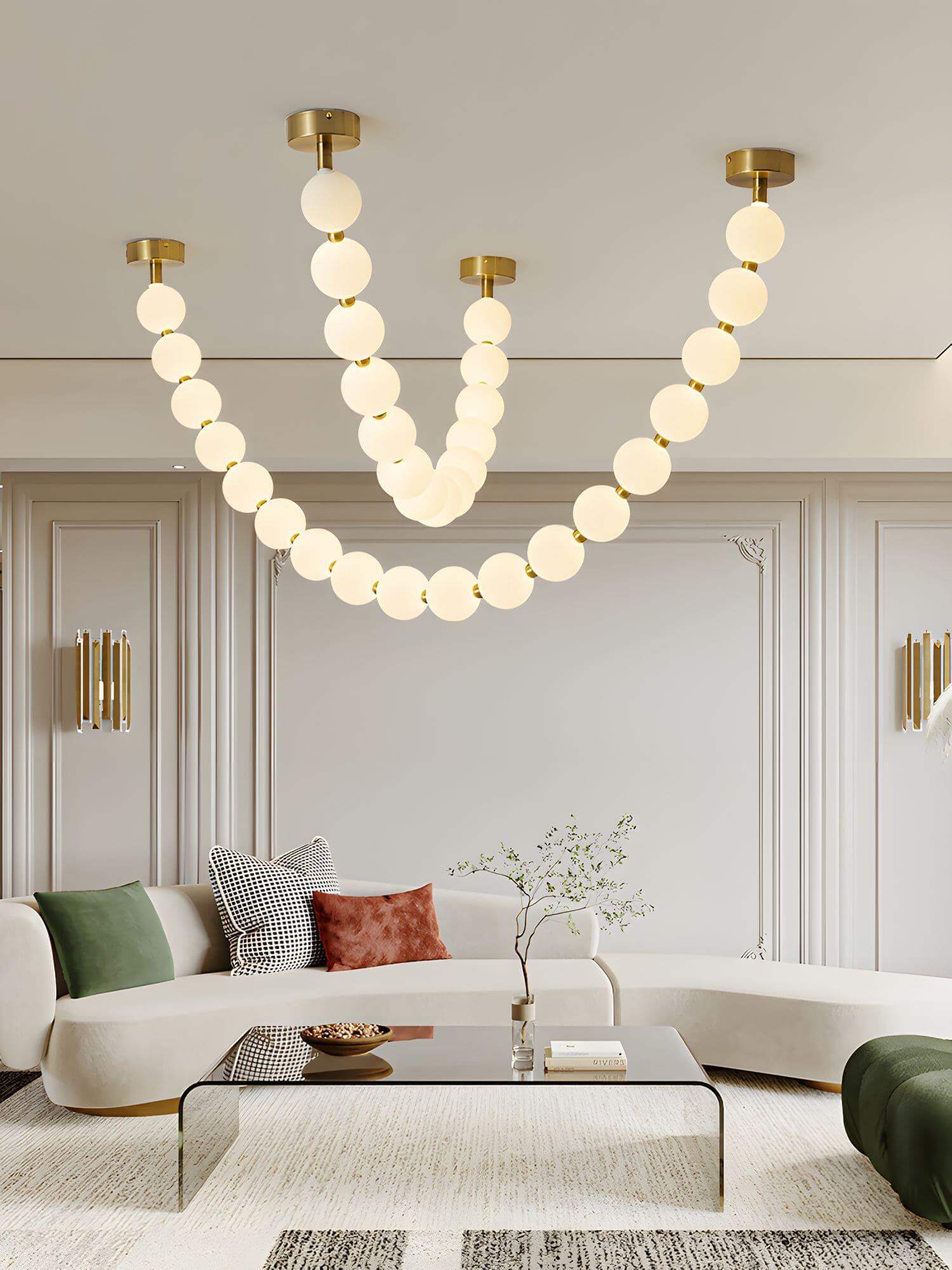 Pearl Necklace Combination Chandelier