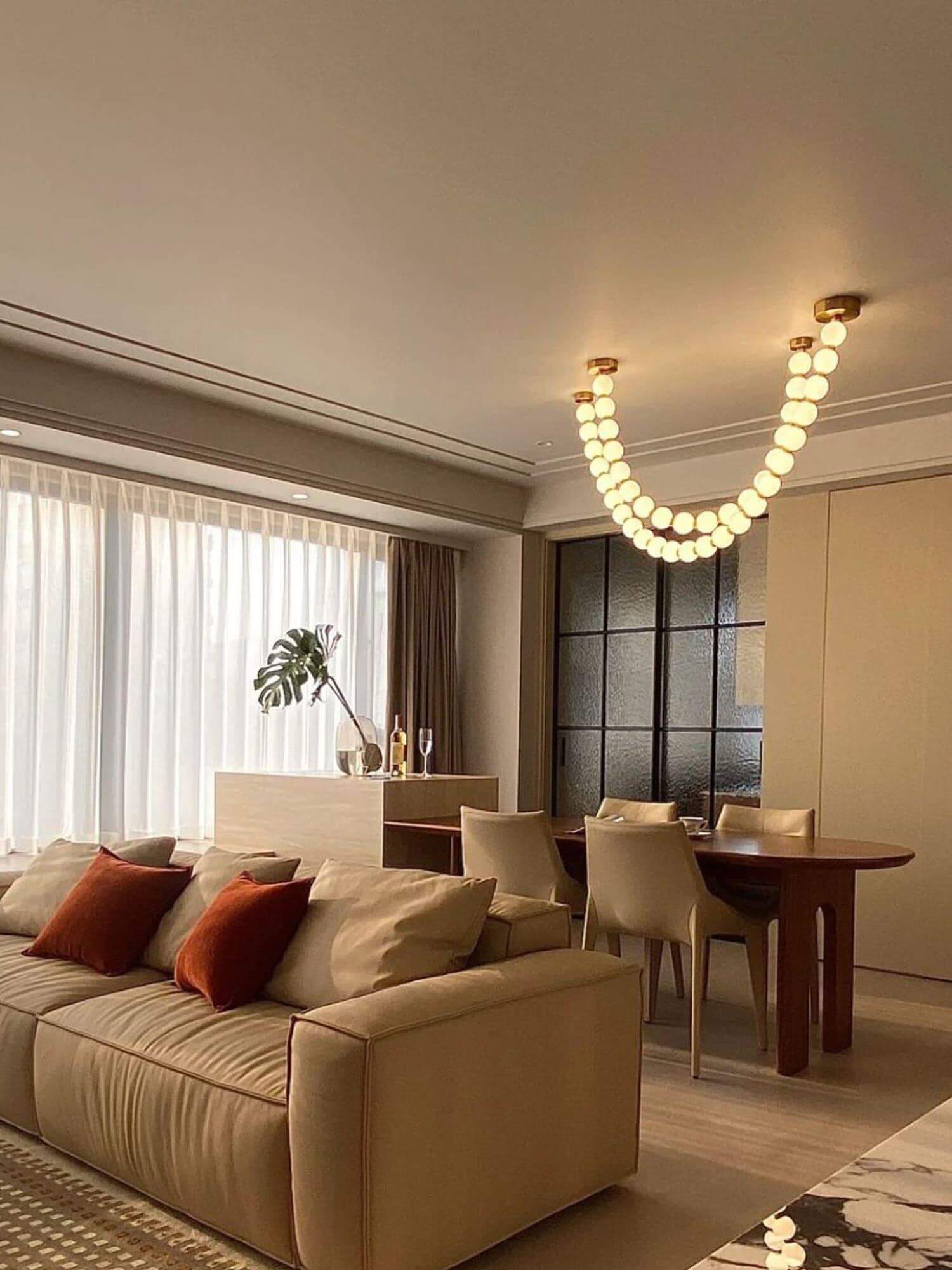 Pearl Necklace Combination Chandelier