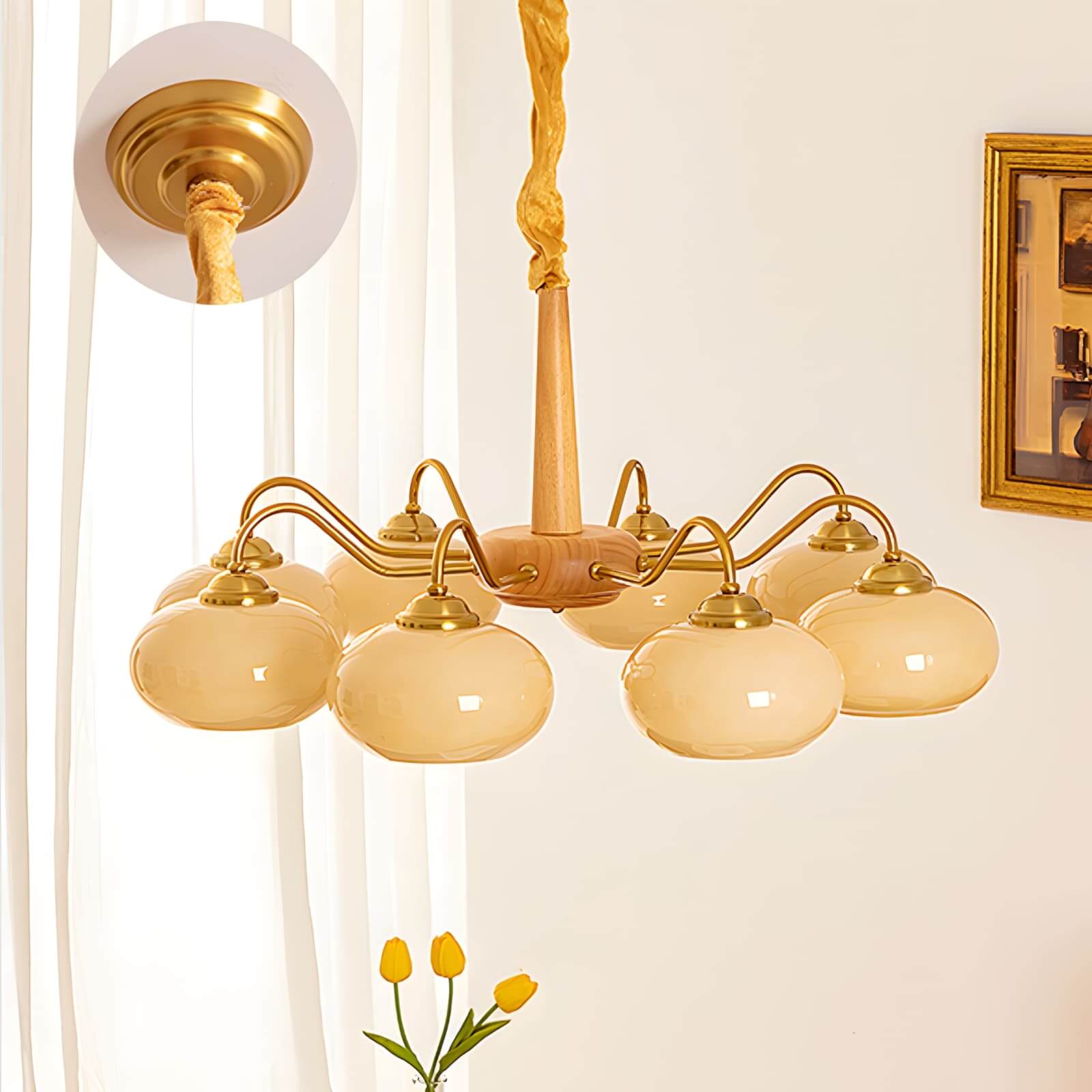 Persimmon Chandelier