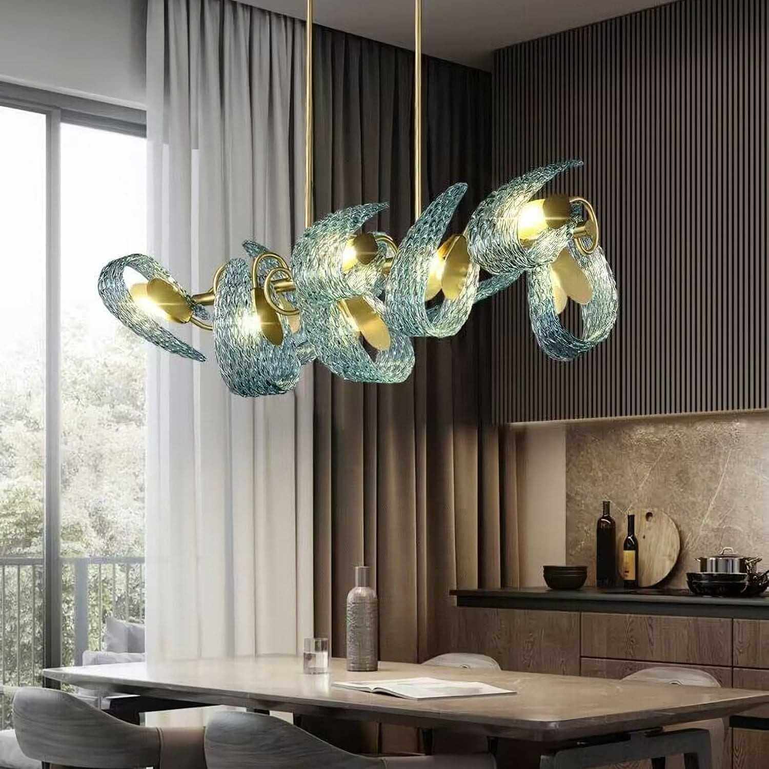 Petal Blue Chandelier