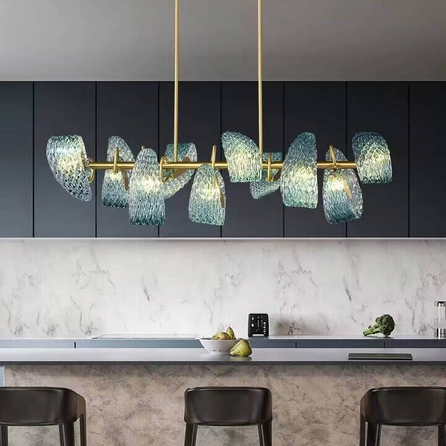 Petal Blue Chandelier