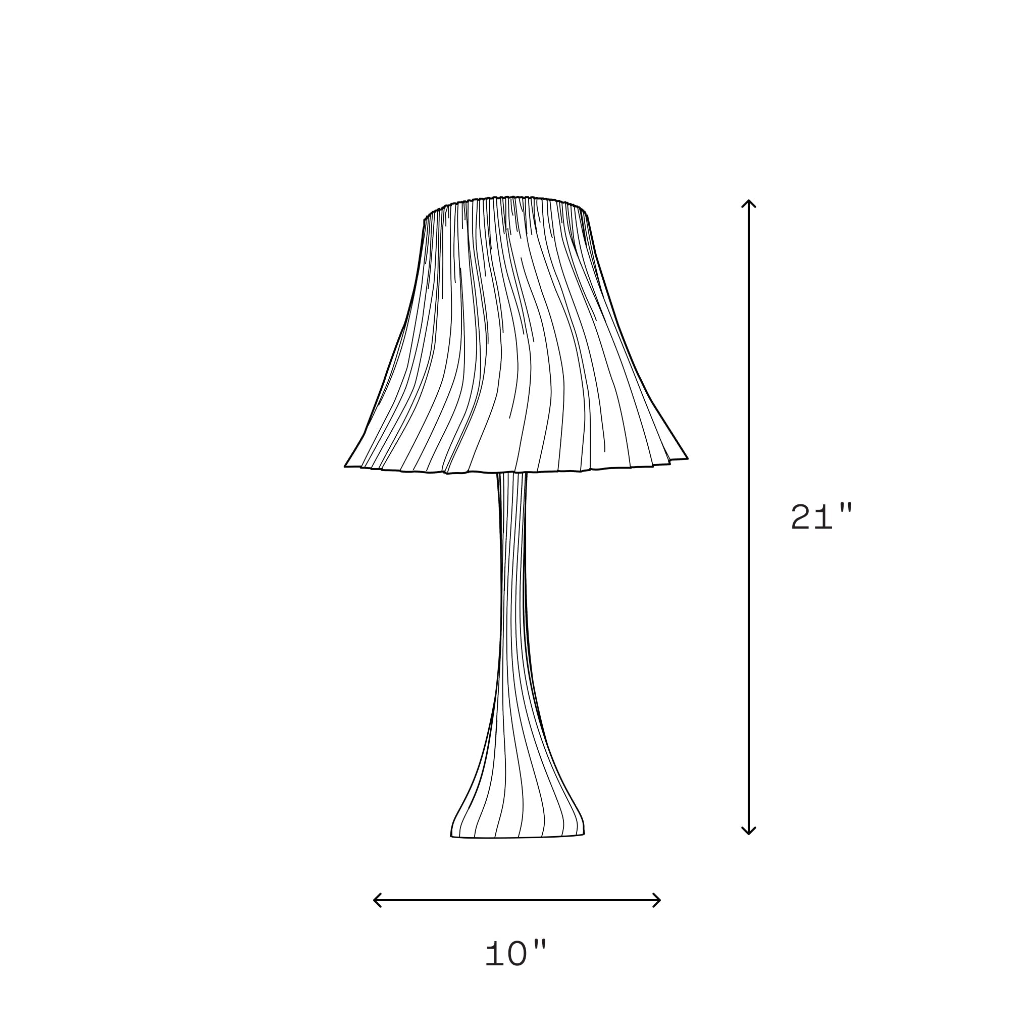 Pleat Lamp