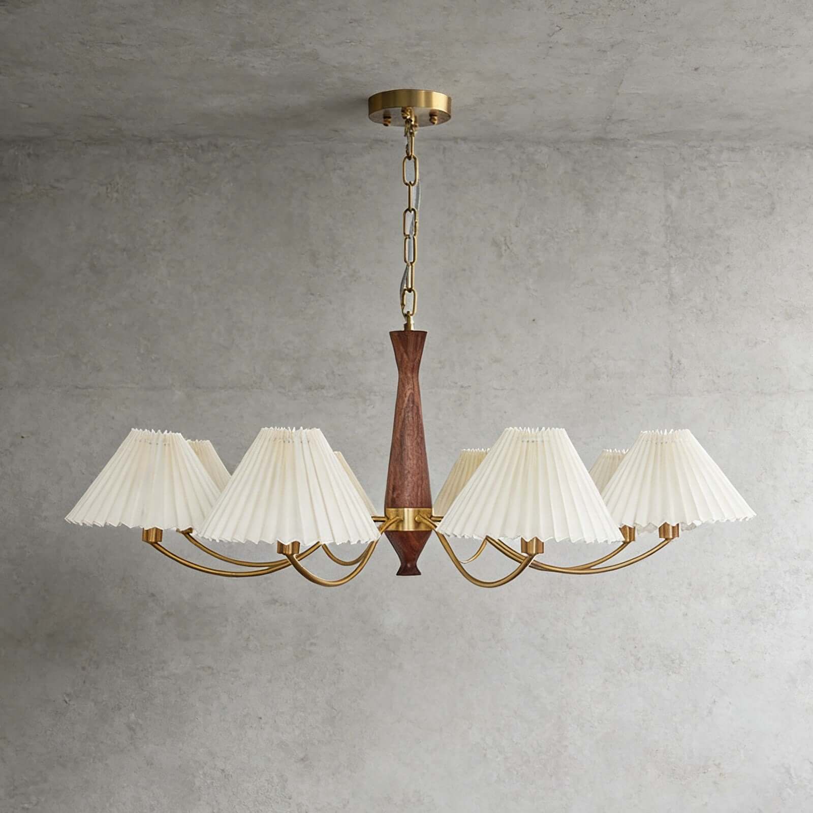 Pleated Chandelier