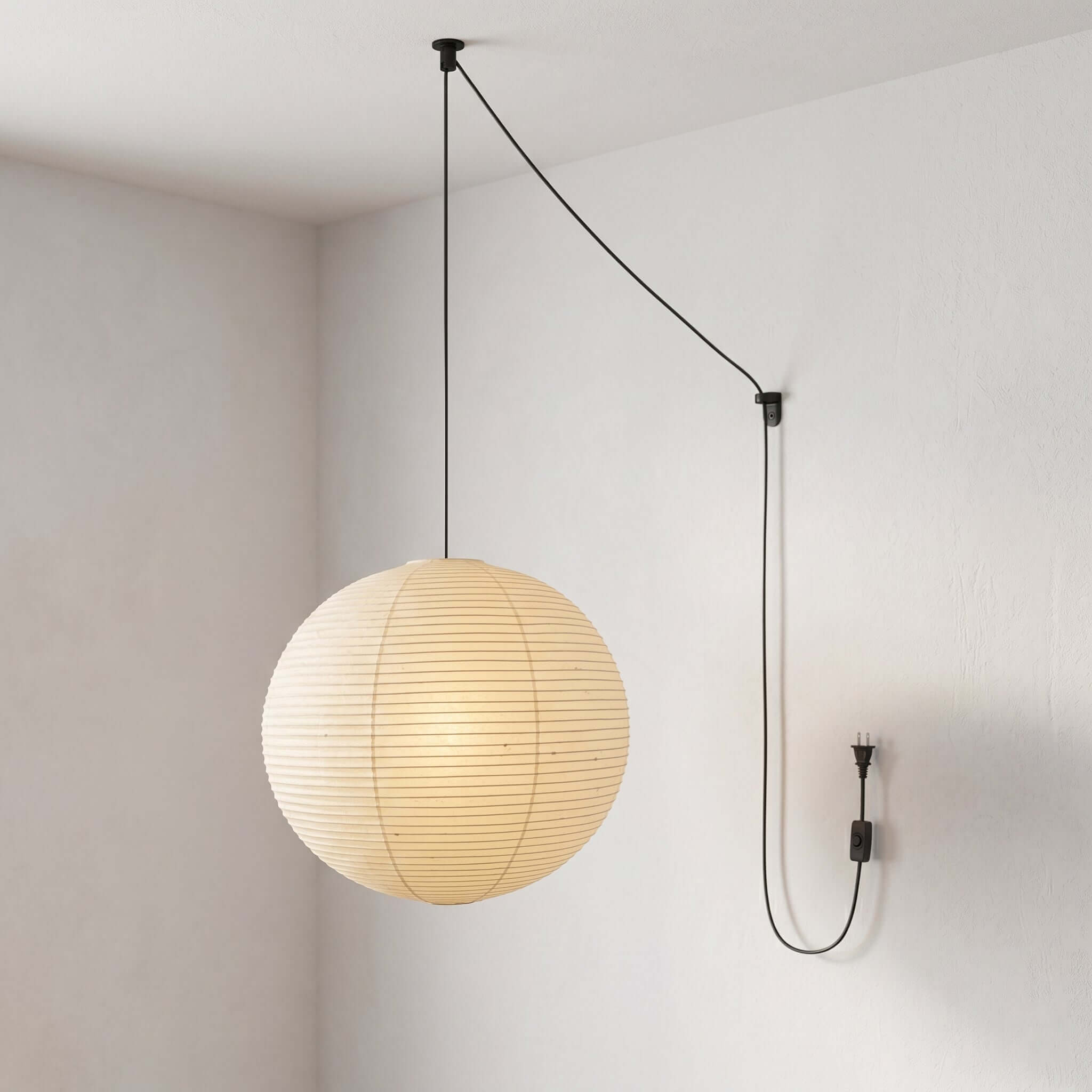 Plug-In Cord with Switch for Pendant Lights (5M / 196")