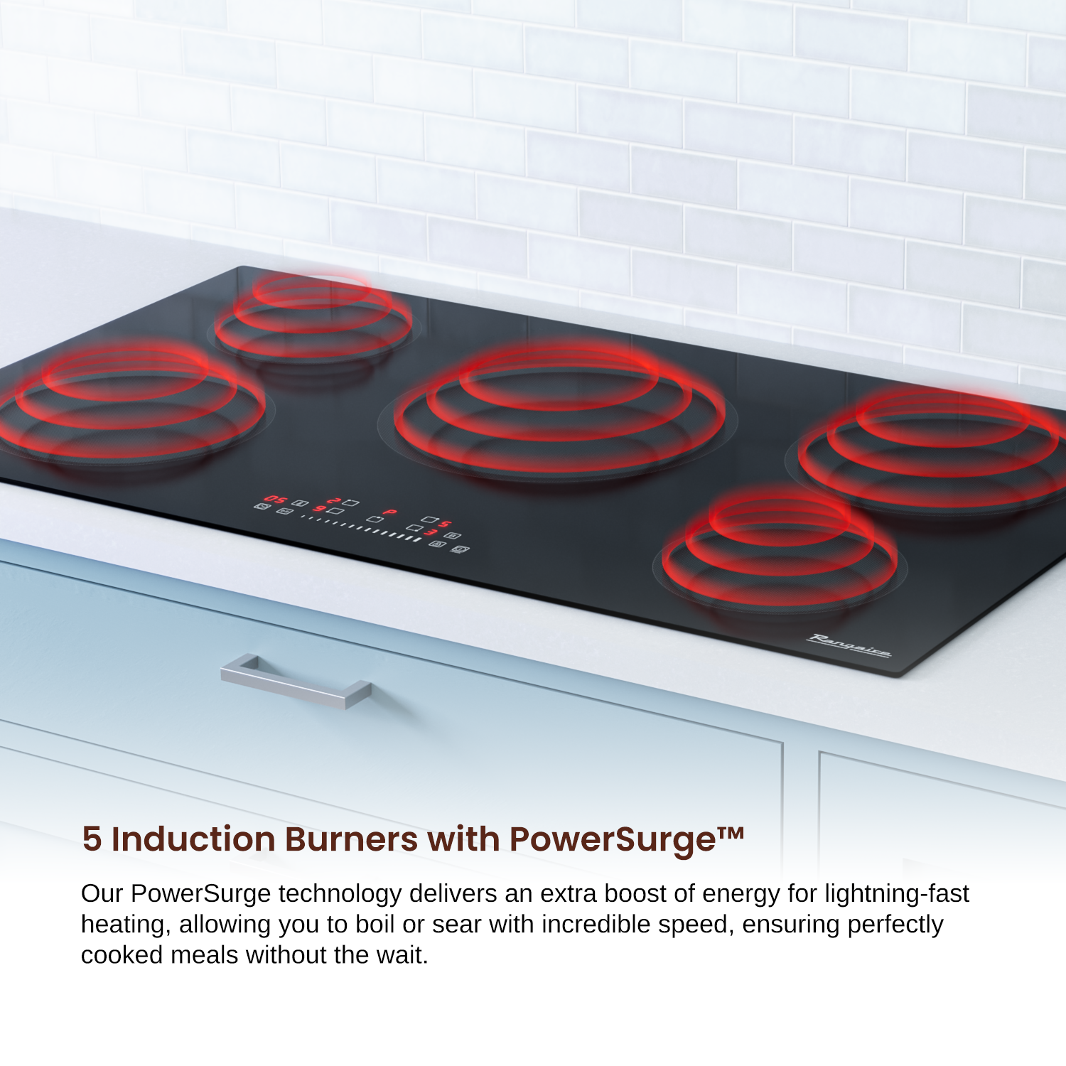 Rangaire 36" Induction Cooktop 5 Burners RCI361S