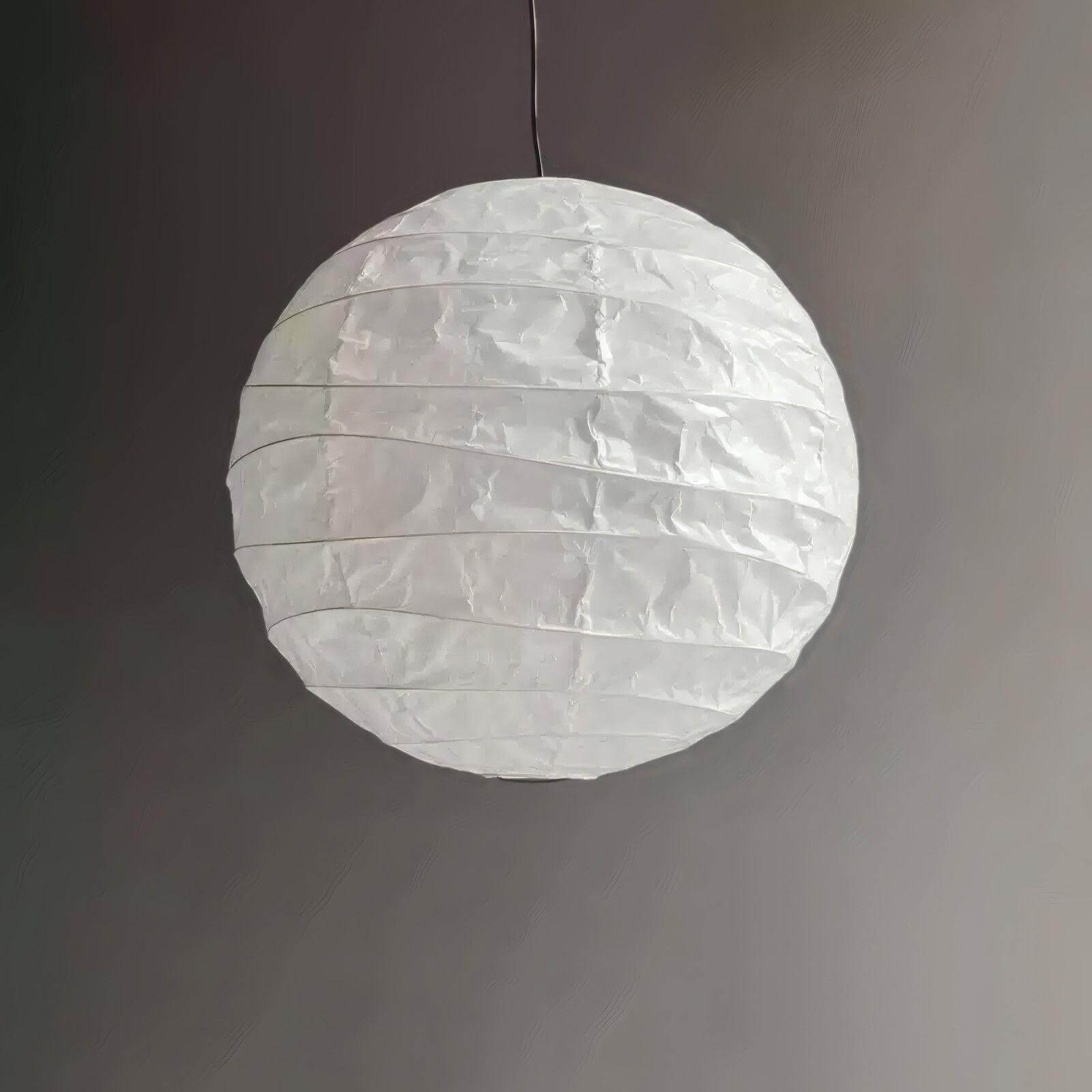 Rice Paper Round D Pendant Light